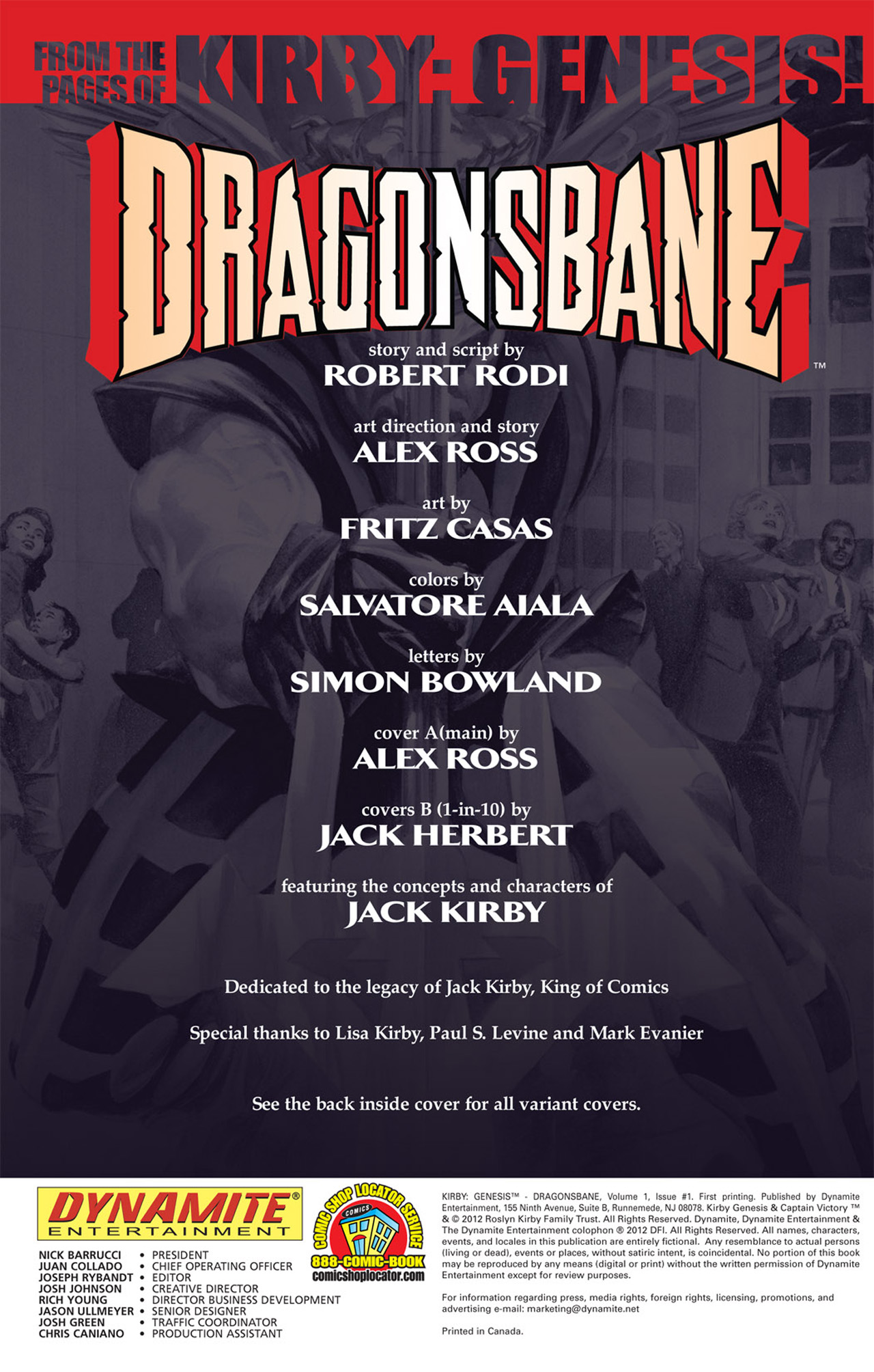 Read online Kirby: Genesis - Dragonsbane comic -  Issue #1 - 3