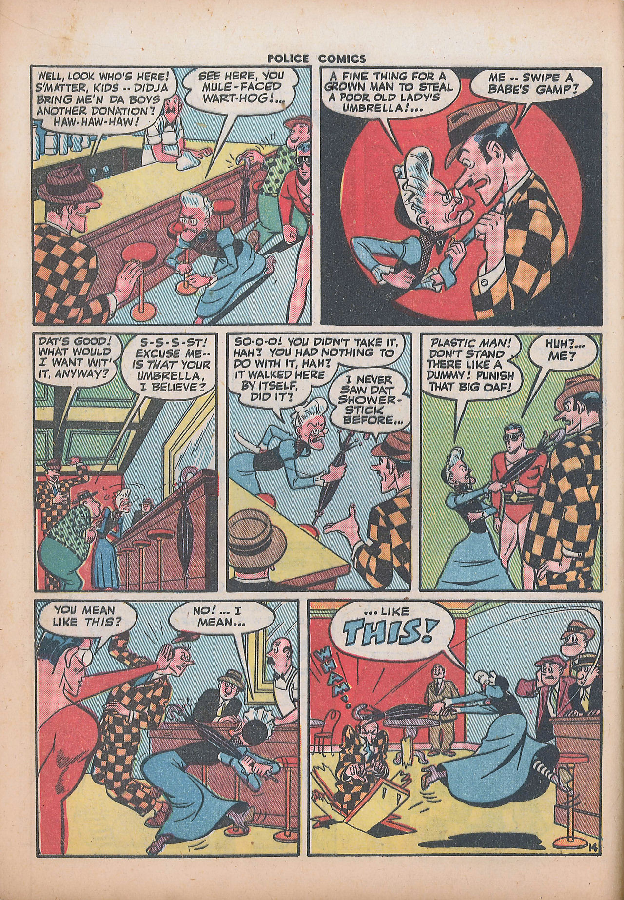 Read online Police Comics comic -  Issue #34 - 16