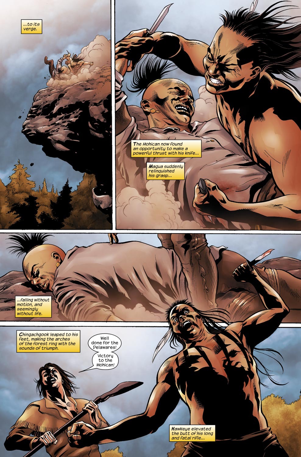 Read online The Last of the Mohicans comic -  Issue #2 - 22