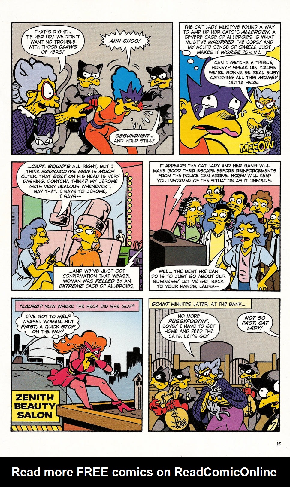 Read online Bongo Comics Presents Simpsons Super Spectacular comic -  Issue #3 - 12