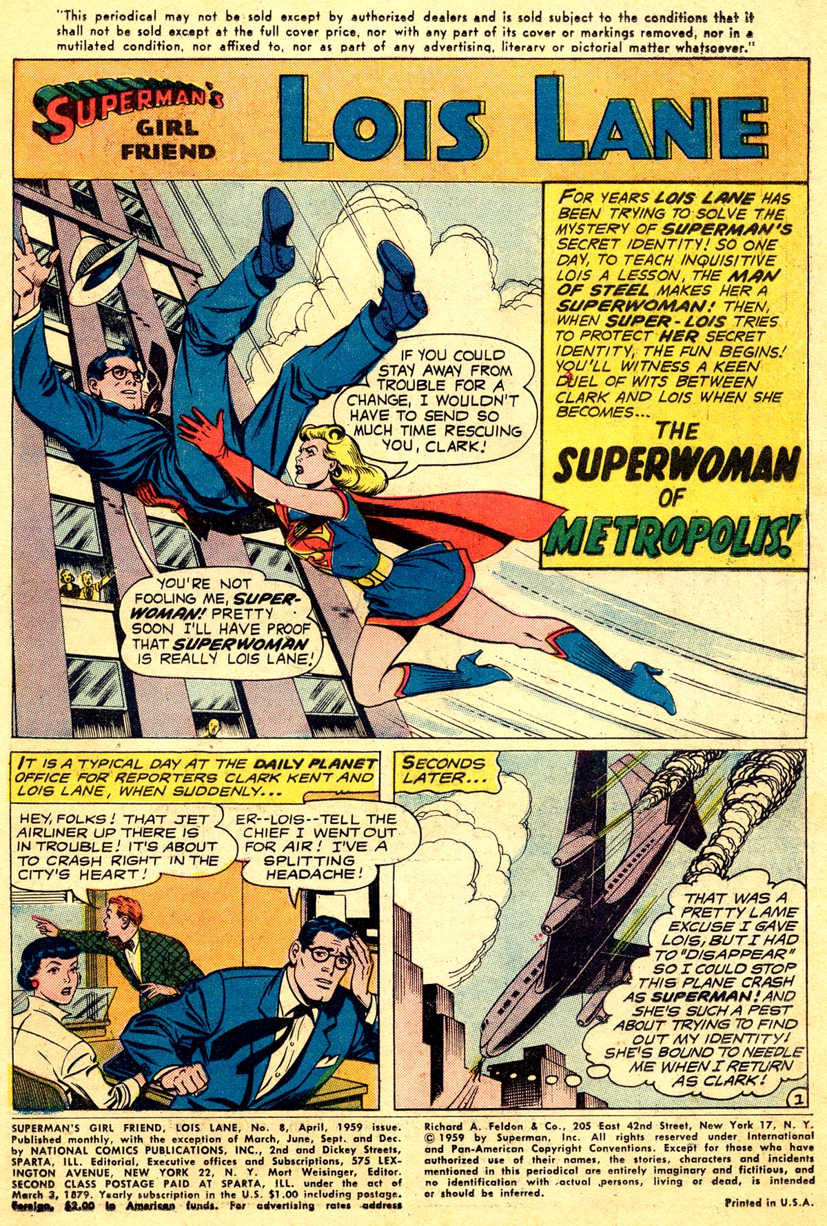 Read online Superman's Girl Friend, Lois Lane comic -  Issue #8 - 3