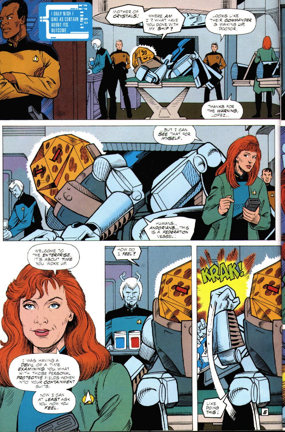Read online Star Trek: The Next Generation (1989) comic -  Issue #75 - 5