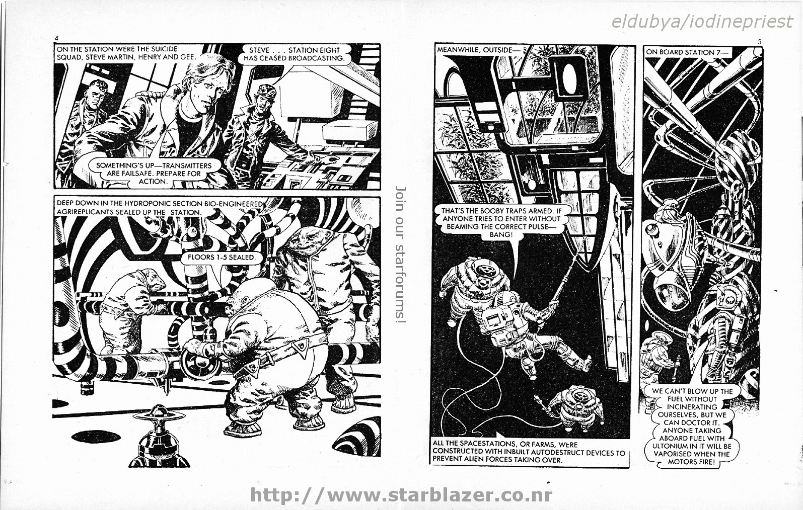 Read online Starblazer comic -  Issue #154 - 4