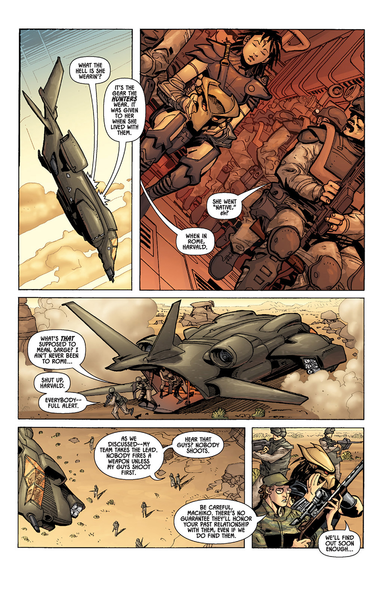 Read online Aliens vs. Predator: Three World War comic -  Issue #2 - 21