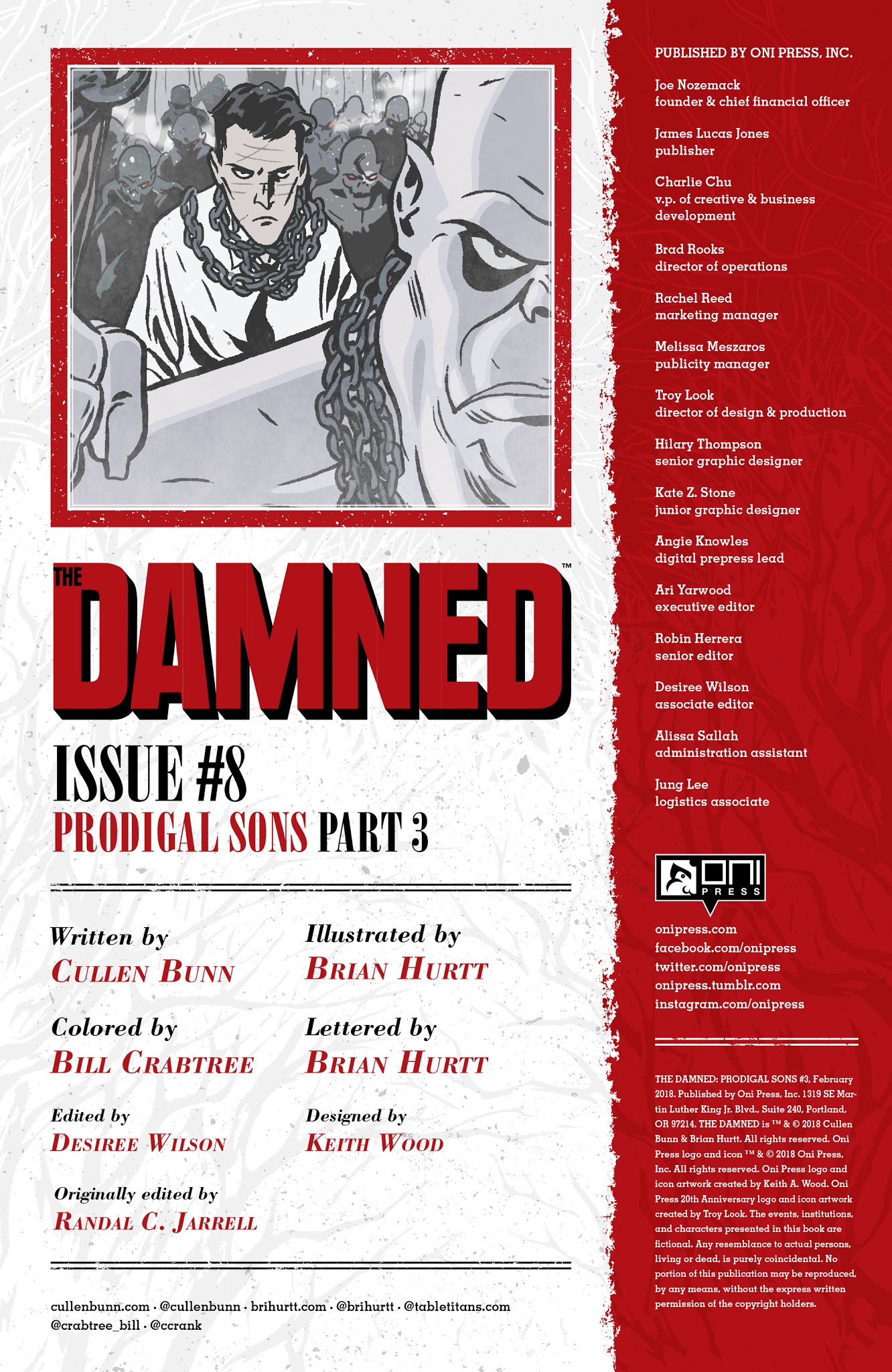 Read online The Damned comic -  Issue #8 - 2