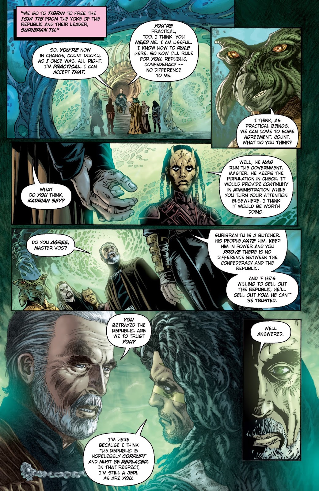Star Wars: Jedi issue Issue Count Dooku - Page 18