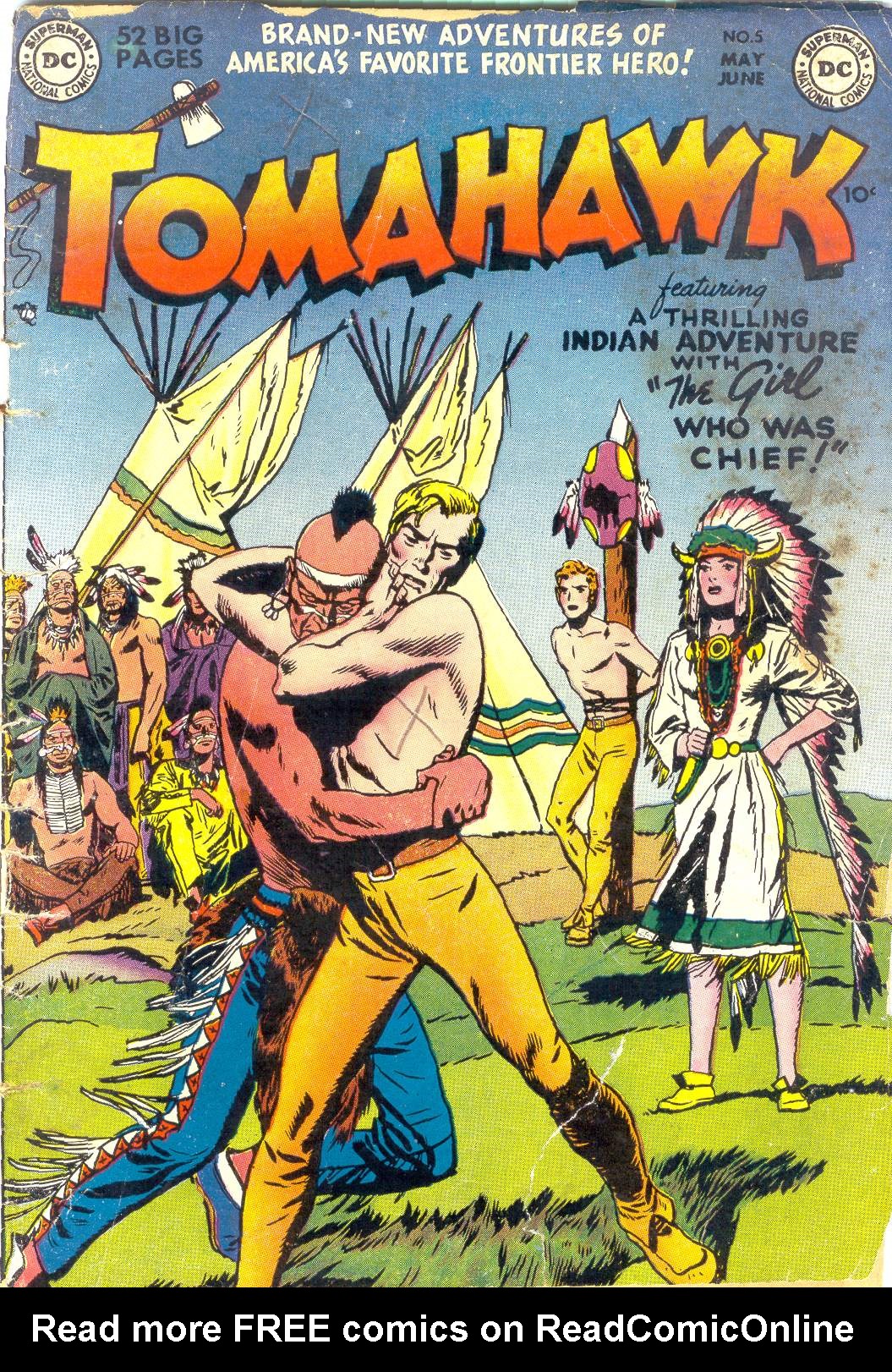Read online Tomahawk comic -  Issue #5 - 1