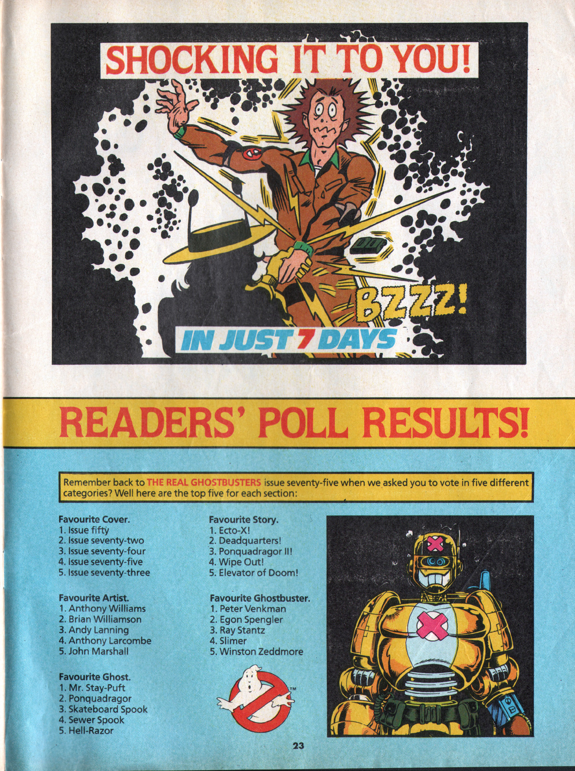 Read online The Real Ghostbusters comic -  Issue #100 - 23