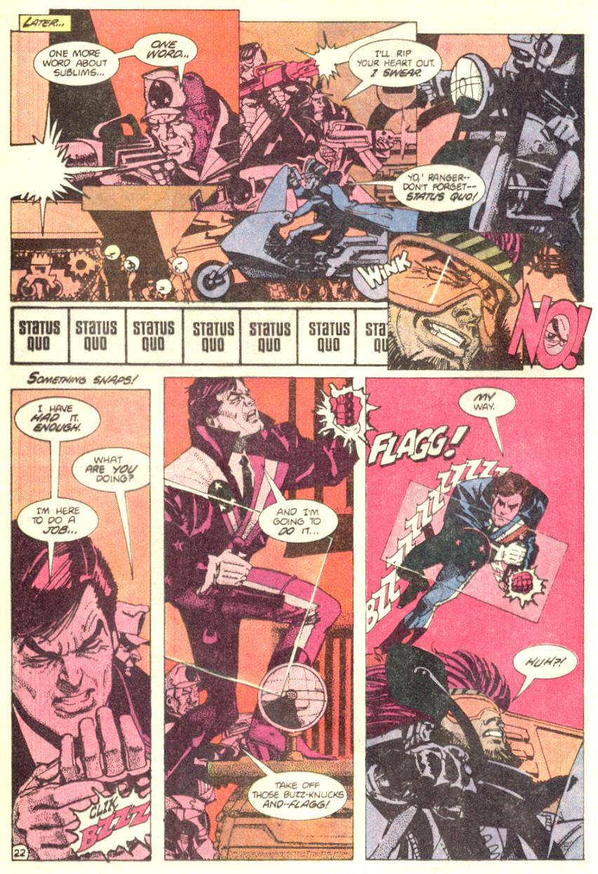 Read online American Flagg! comic -  Issue #1 - 23