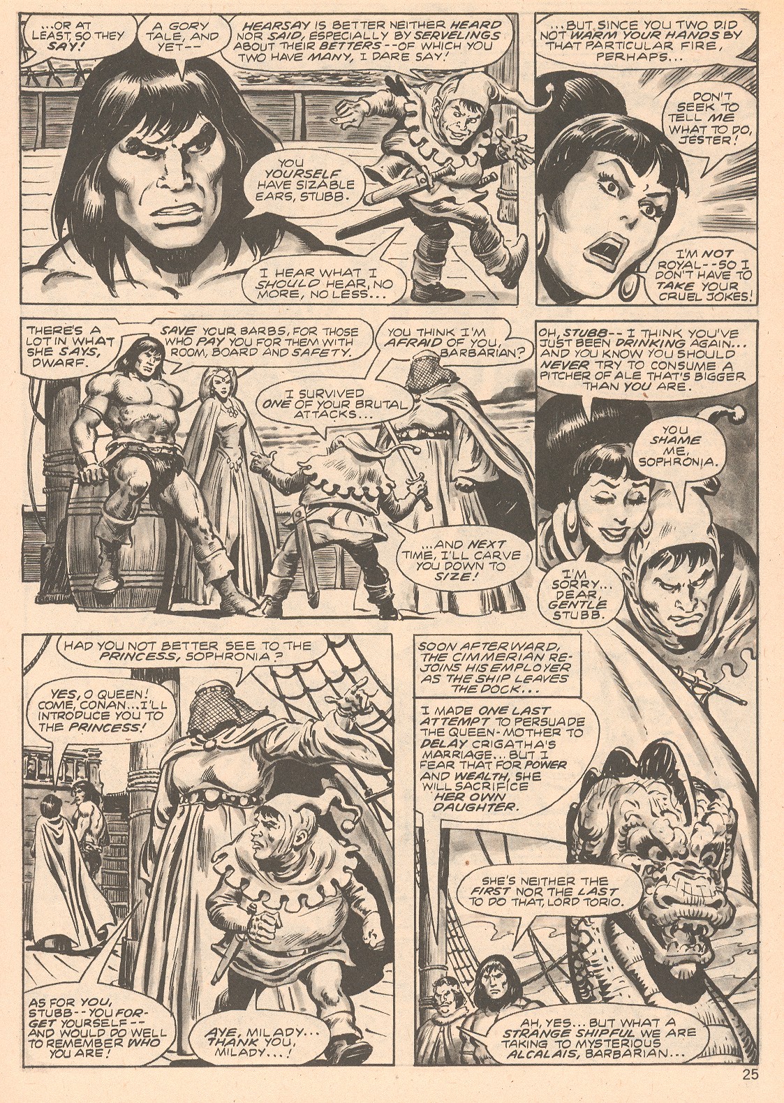 Read online The Savage Sword Of Conan comic -  Issue #66 - 25