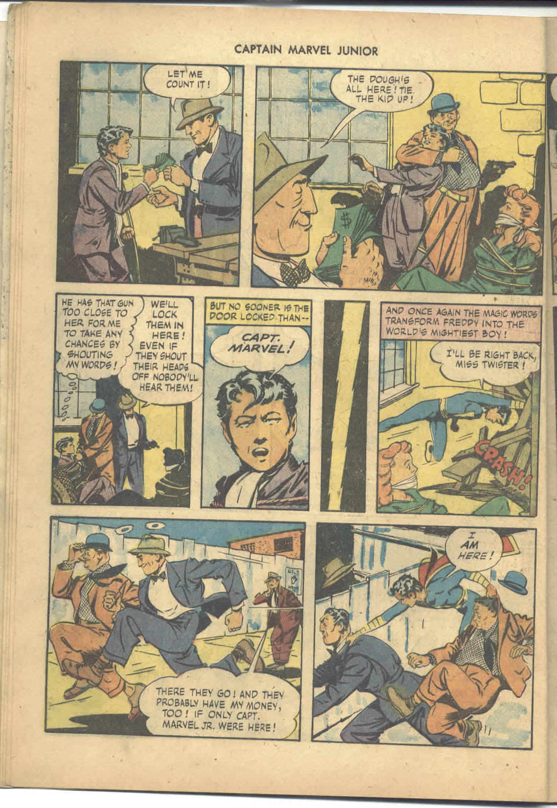 Read online Captain Marvel, Jr. comic -  Issue #37 - 8