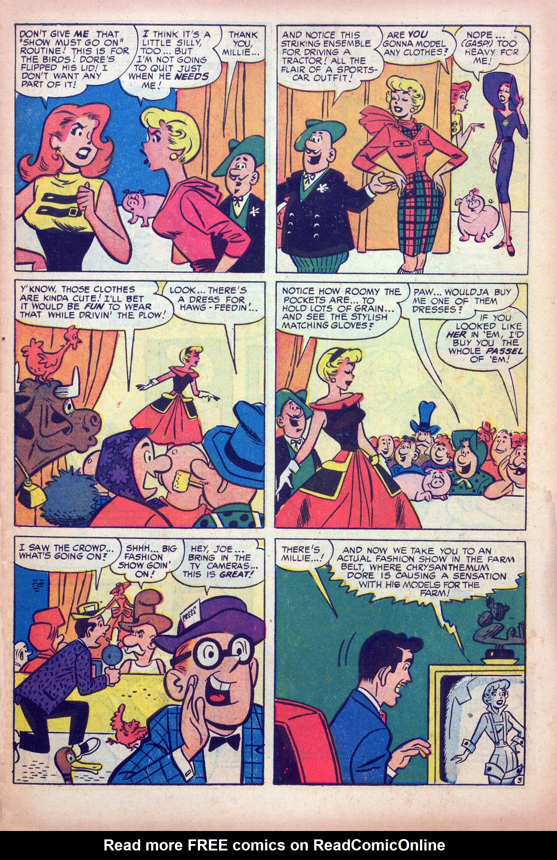 Read online Millie the Model comic -  Issue #80 - 7