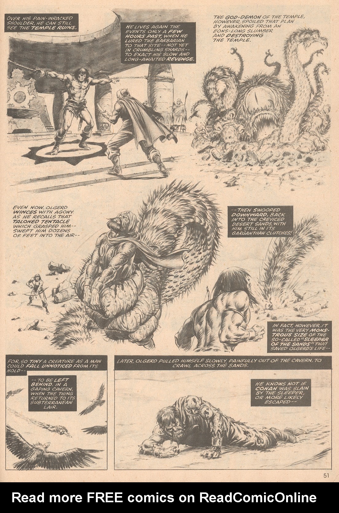 Read online The Savage Sword Of Conan comic -  Issue #58 - 52