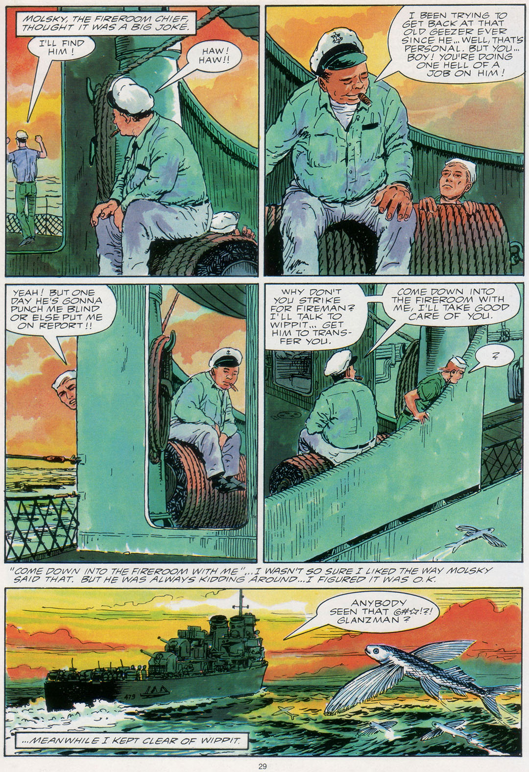 Read online Marvel Graphic Novel comic -  Issue #30 - A Sailor's Story - 35