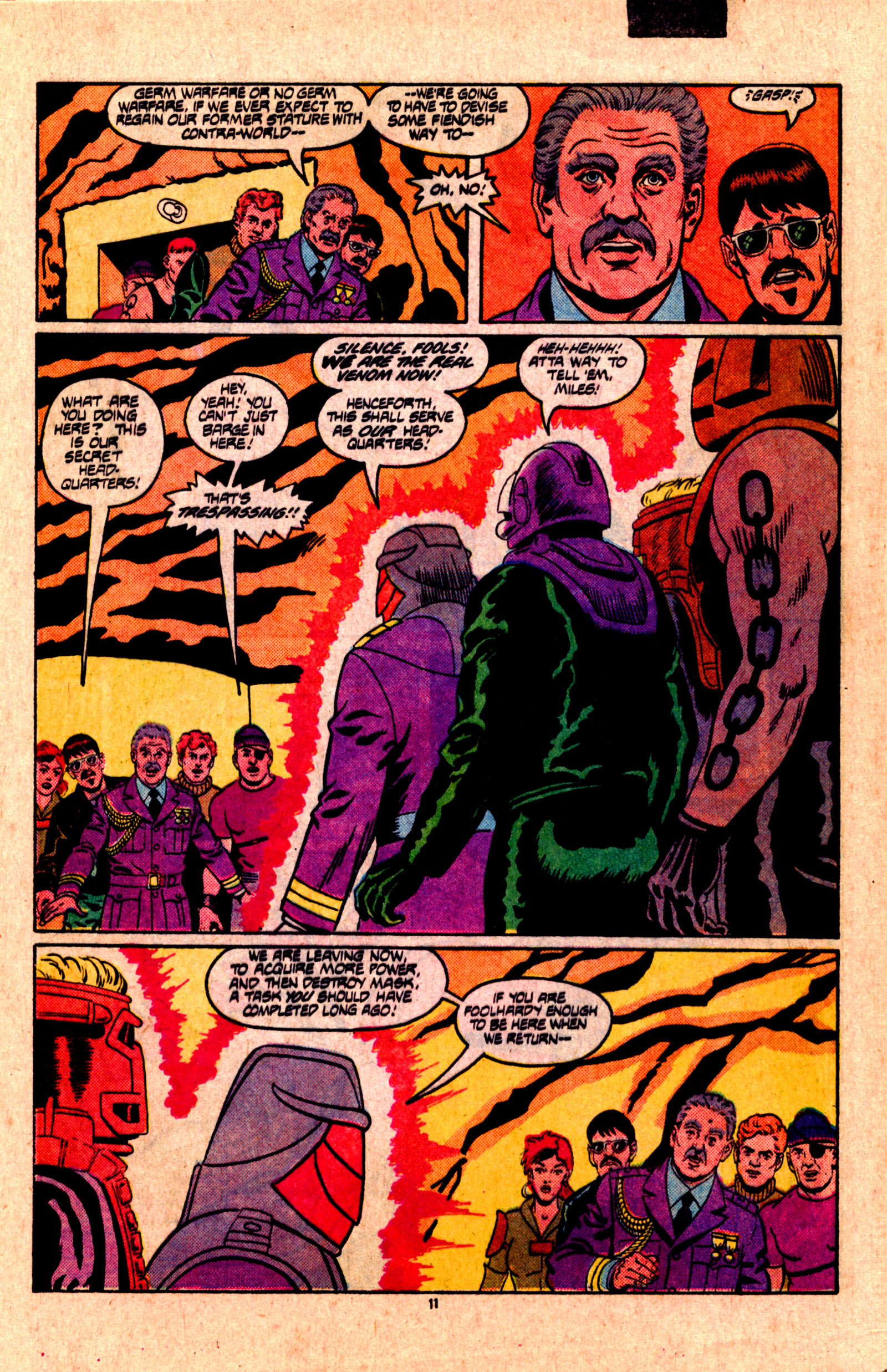 Read online MASK (1987) comic -  Issue #7 - 17