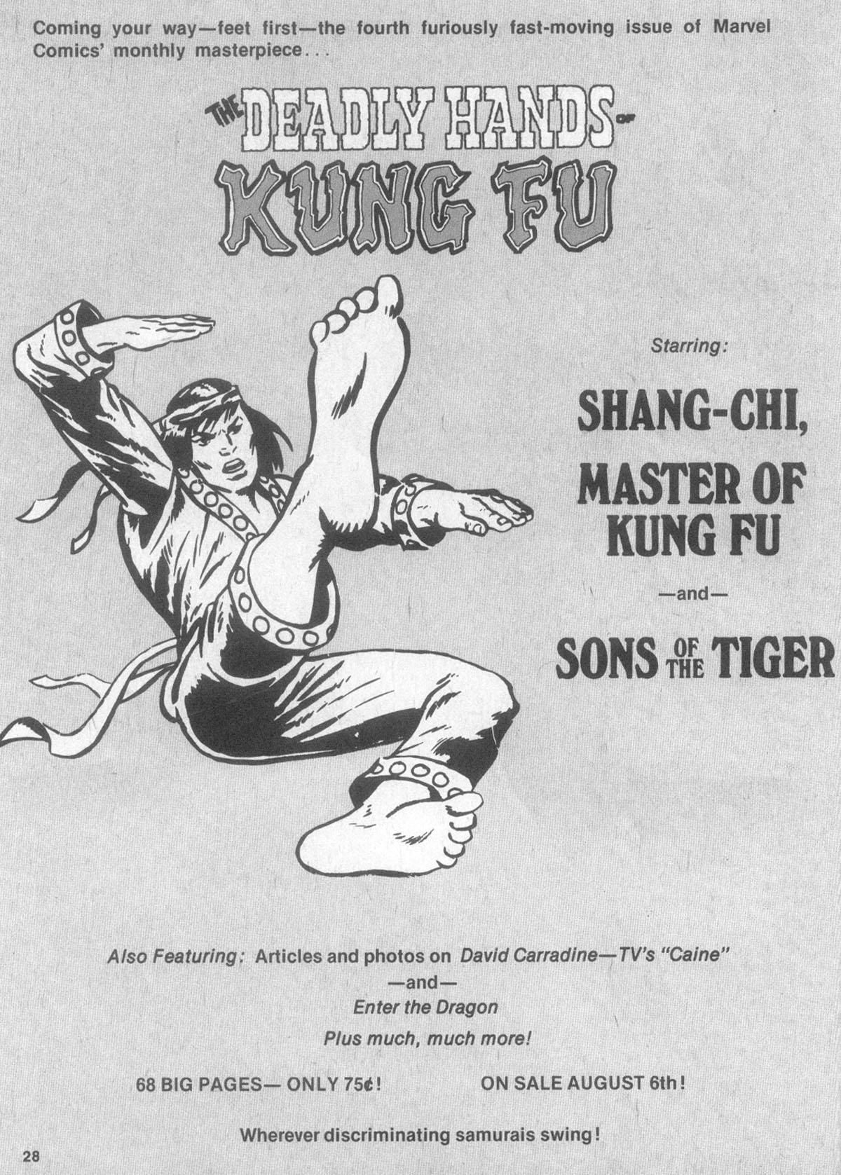 Read online The Deadly Hands of Kung Fu comic -  Issue # _Special - 26