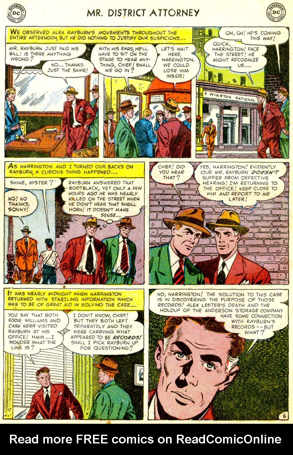 Read online Mr. District Attorney comic -  Issue #28 - 36