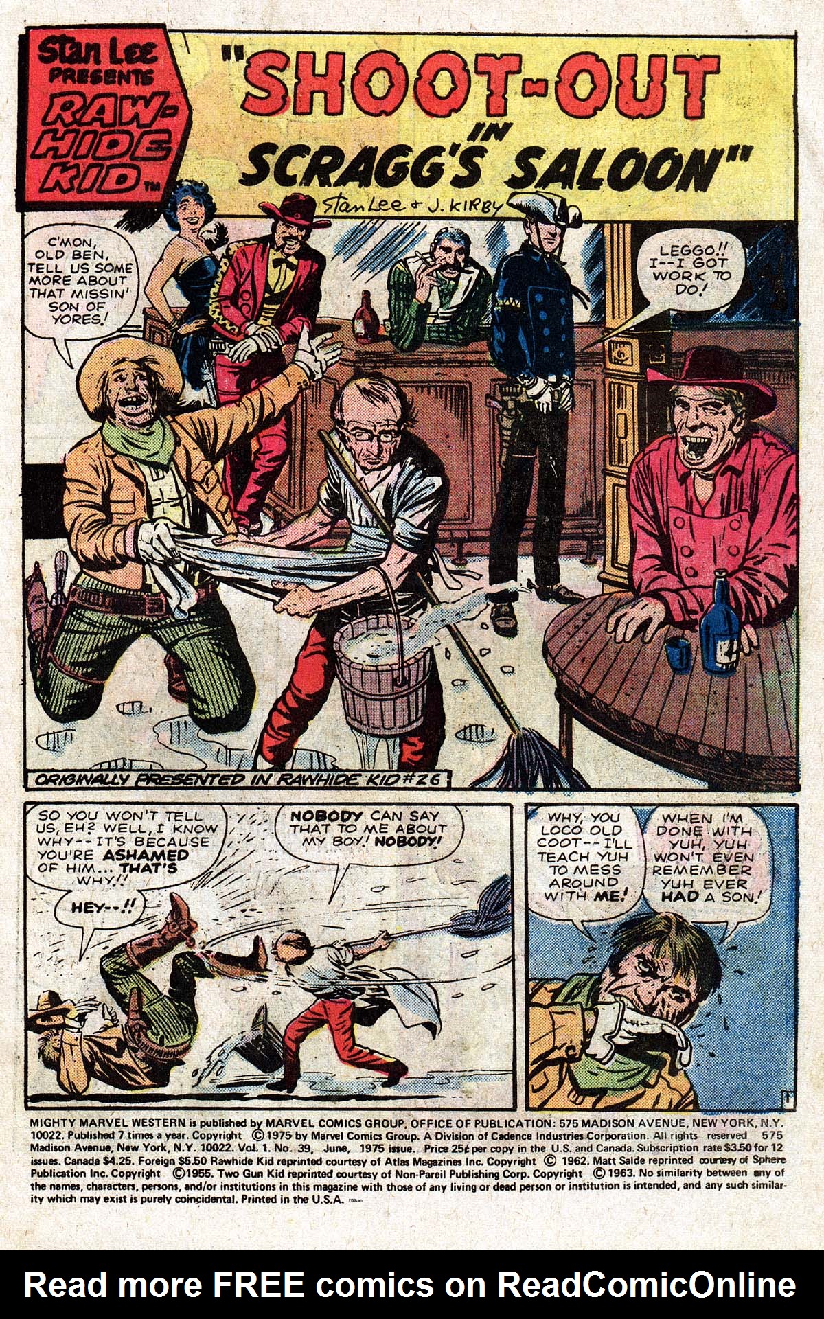 Read online The Mighty Marvel Western comic -  Issue #39 - 2