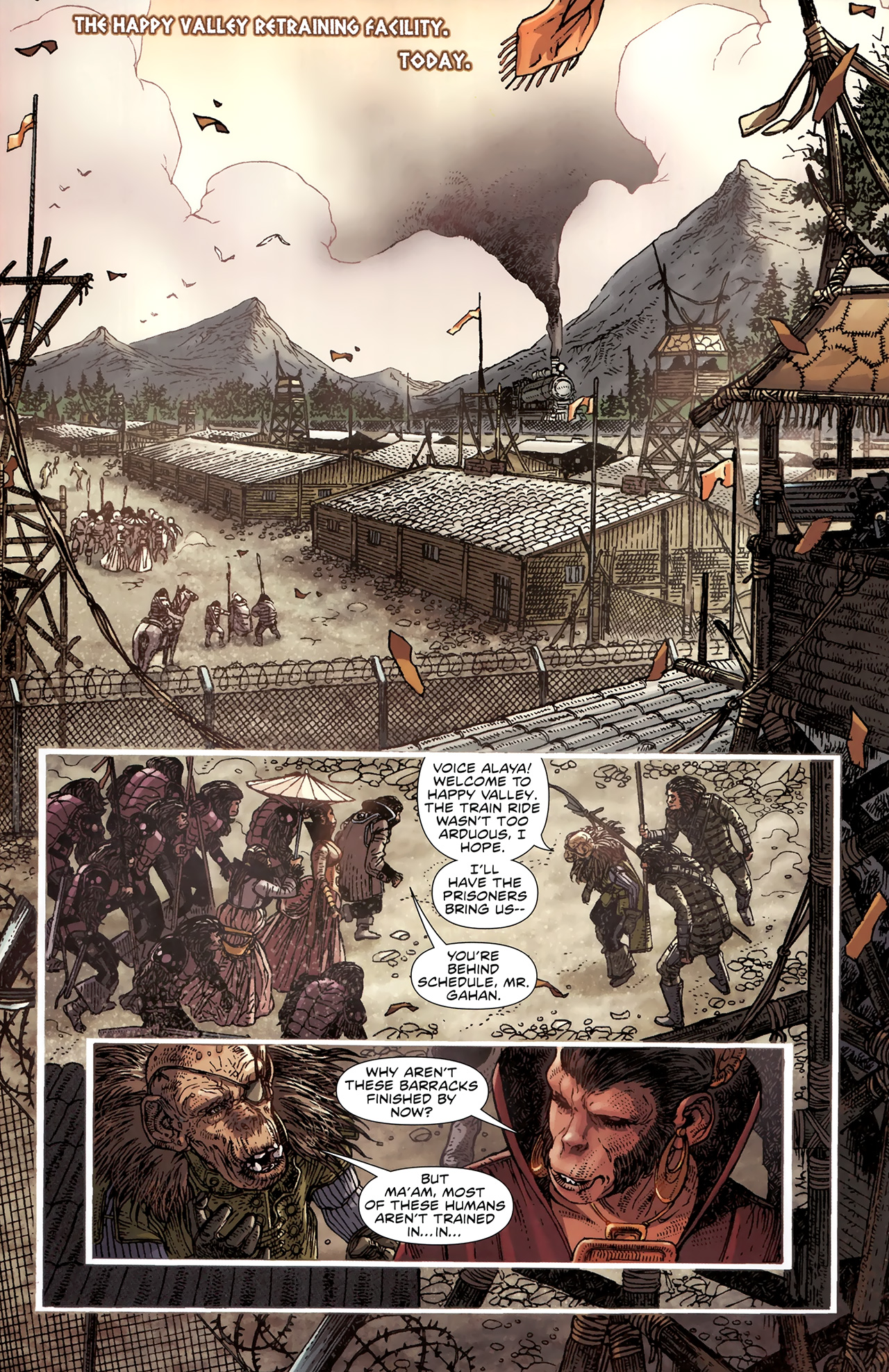 Read online Planet of the Apes (2011) comic -  Issue #6 - 12