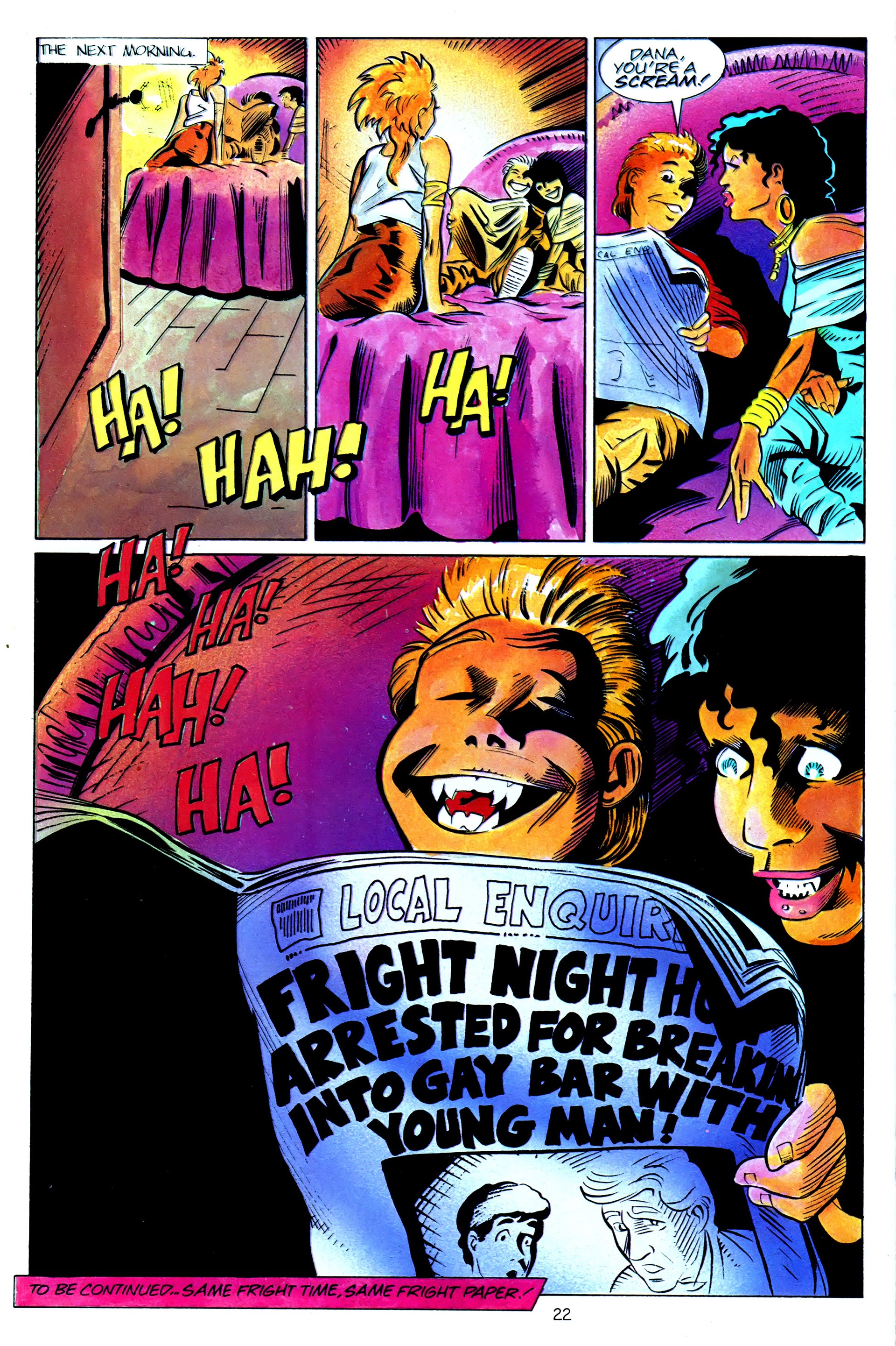 Read online Fright Night (1988) comic -  Issue #8 - 24
