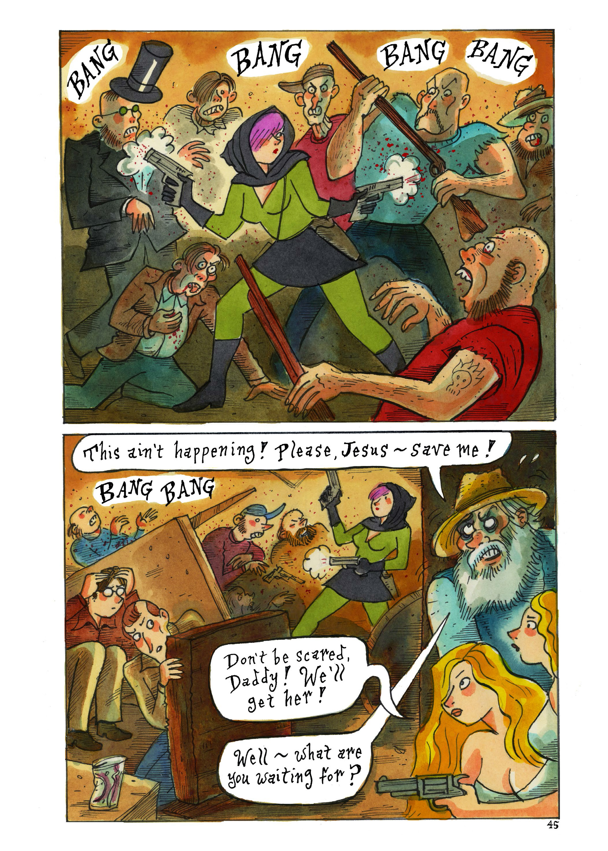 Read online Violenzia and Other Deadly Amusements comic -  Issue # TPB - 46