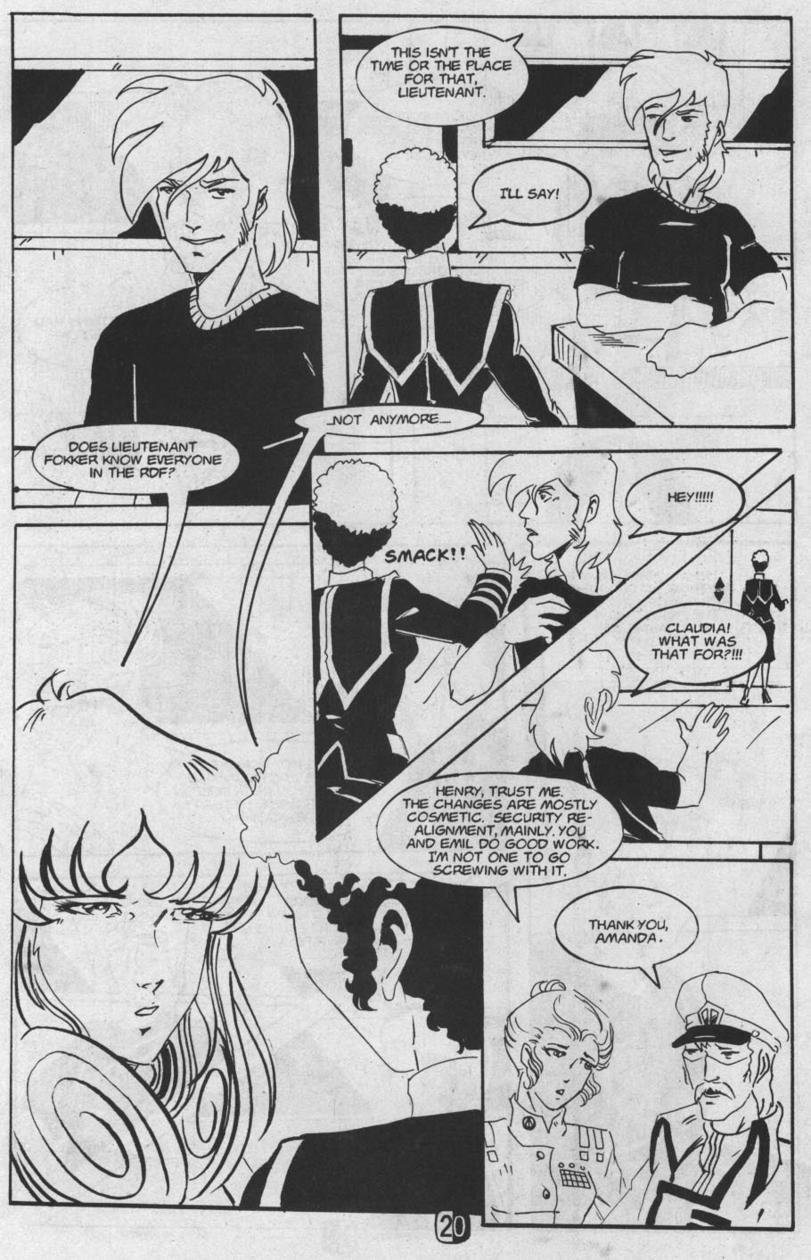 Read online Robotech Academy Blues comic -  Issue #4 - 22