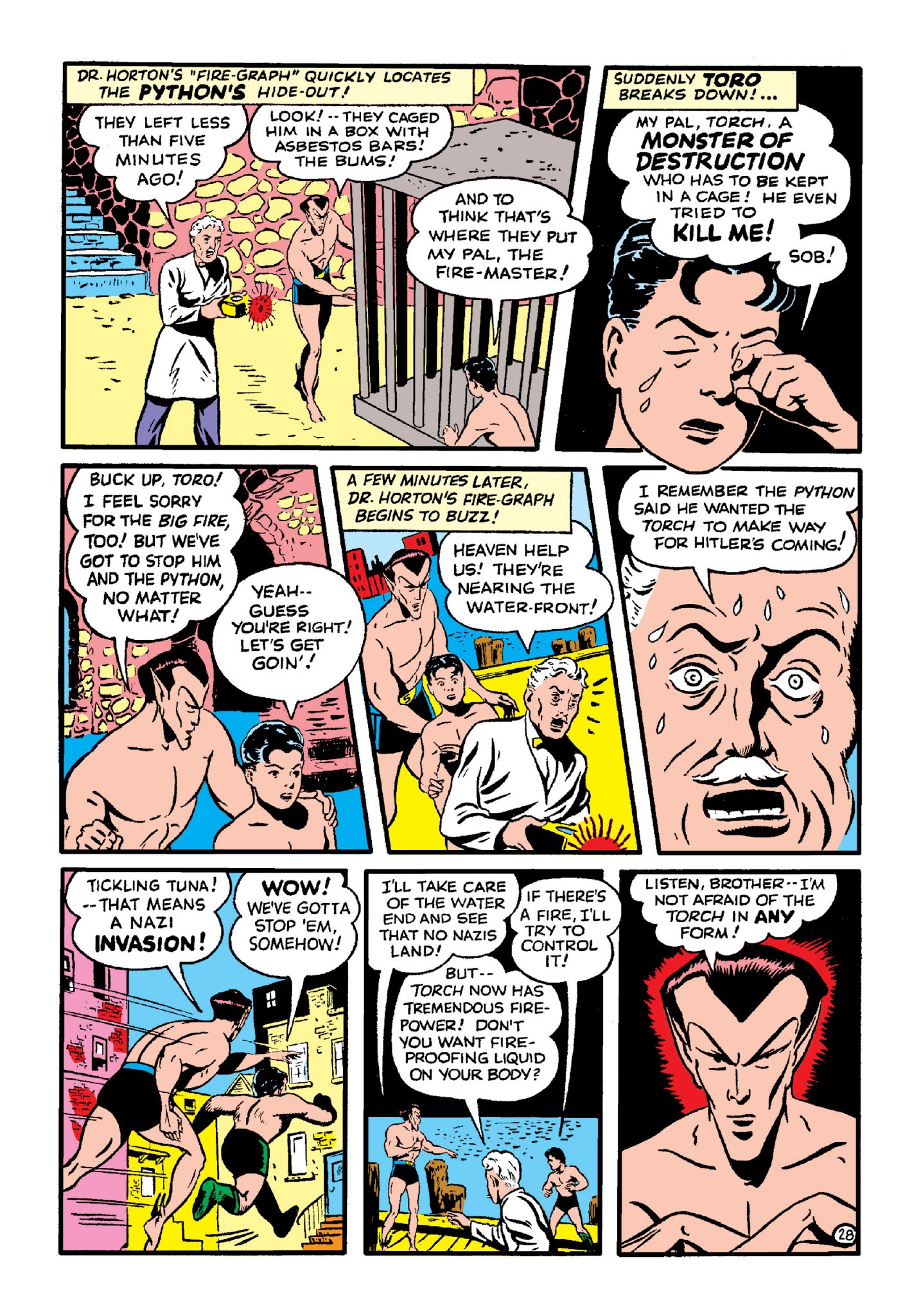 Read online Marvel Masterworks: Golden Age Human Torch comic -  Issue # TPB 2 (Part 3) - 35