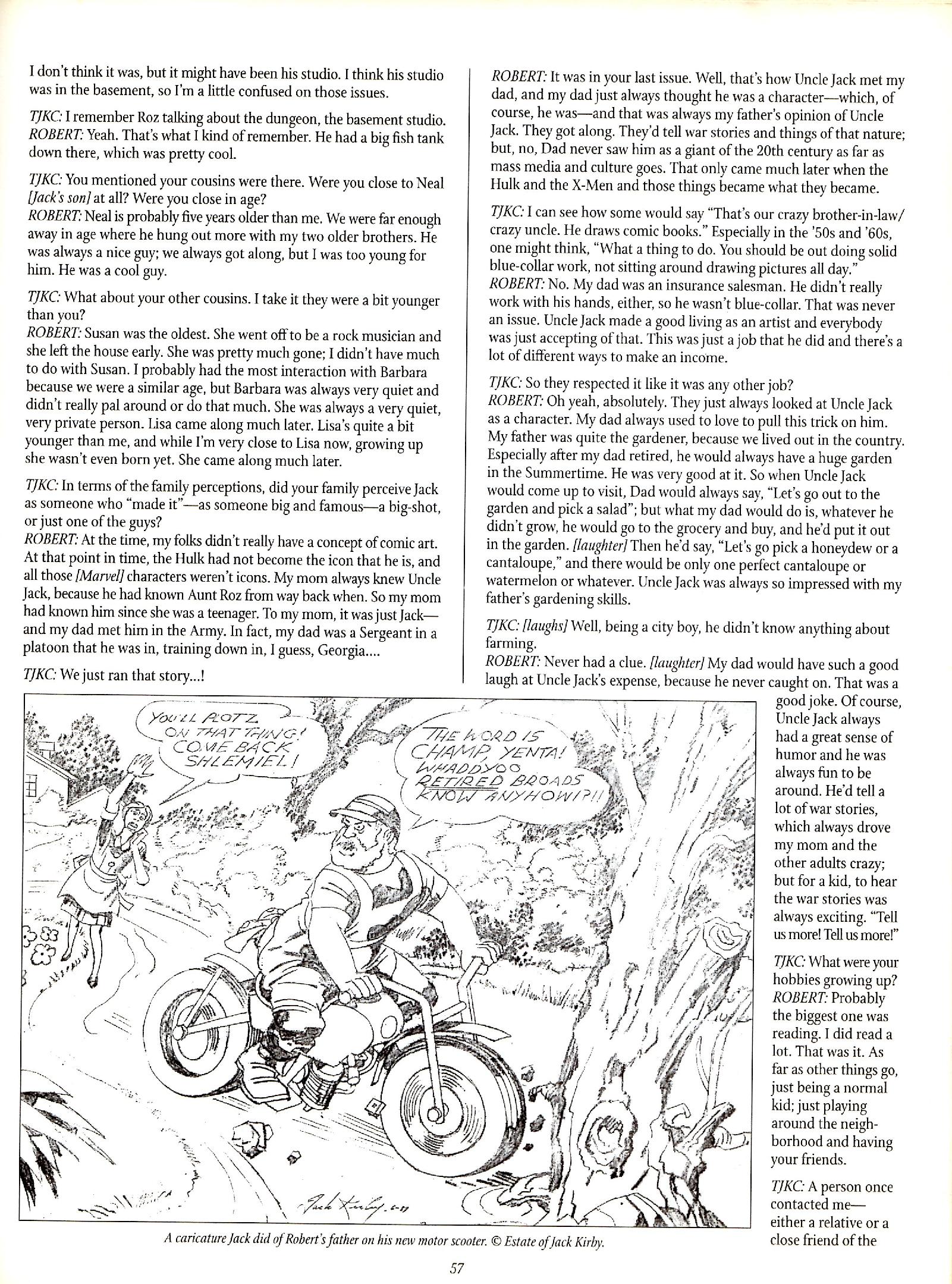 Read online The Jack Kirby Collector comic -  Issue #30 - 55