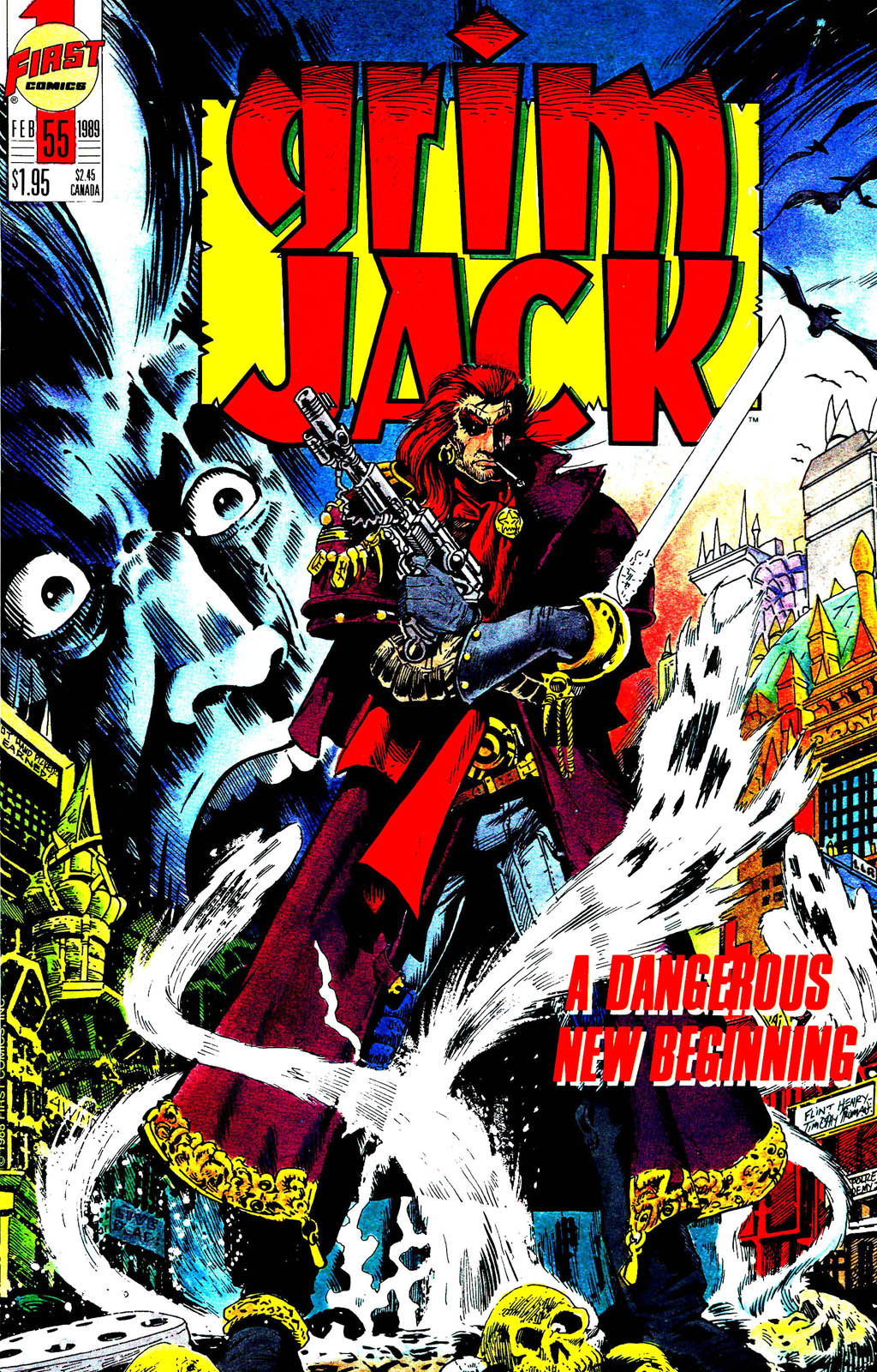 Read online Grimjack comic -  Issue #55 - 1