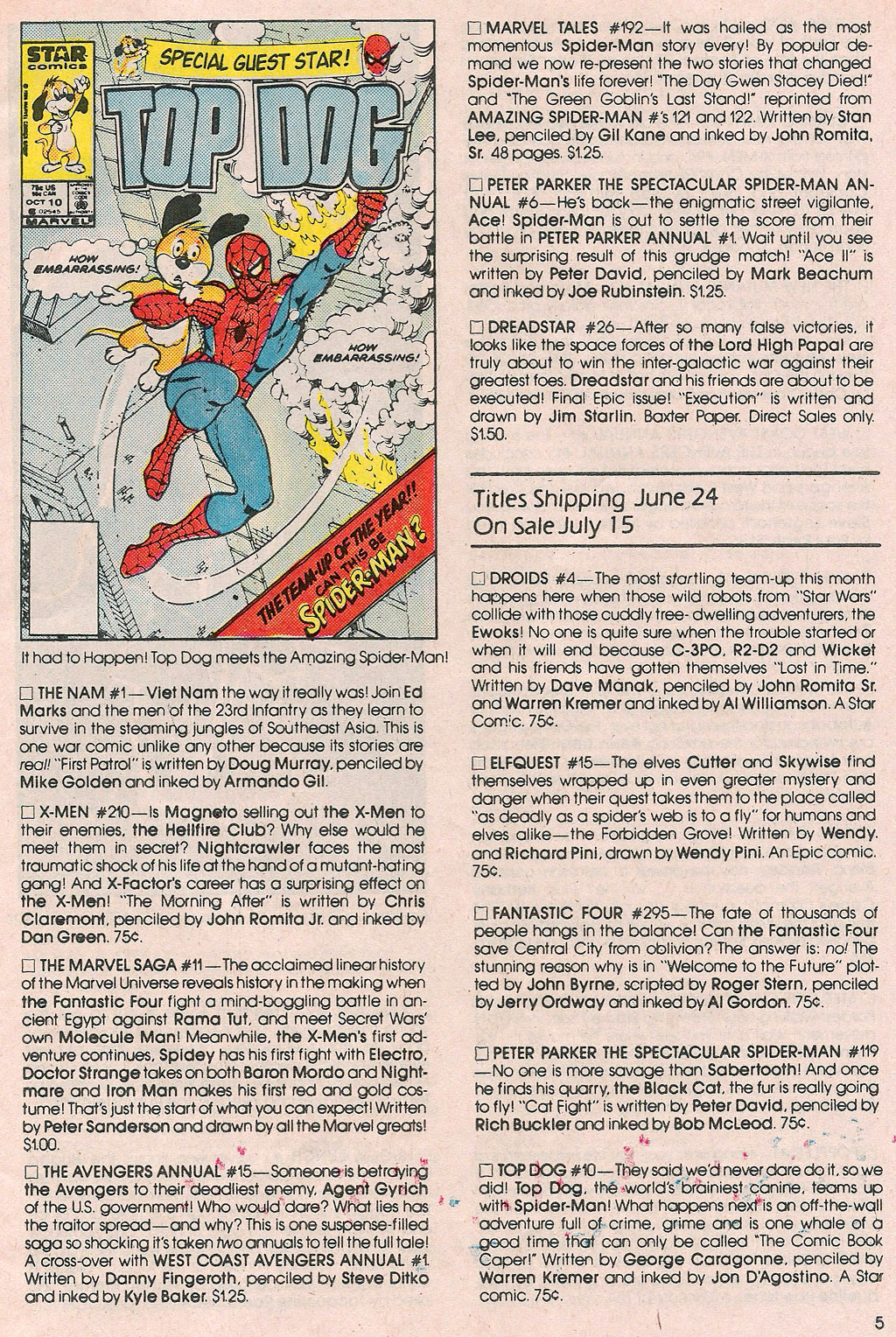 Read online Marvel Age comic -  Issue #42 - 7