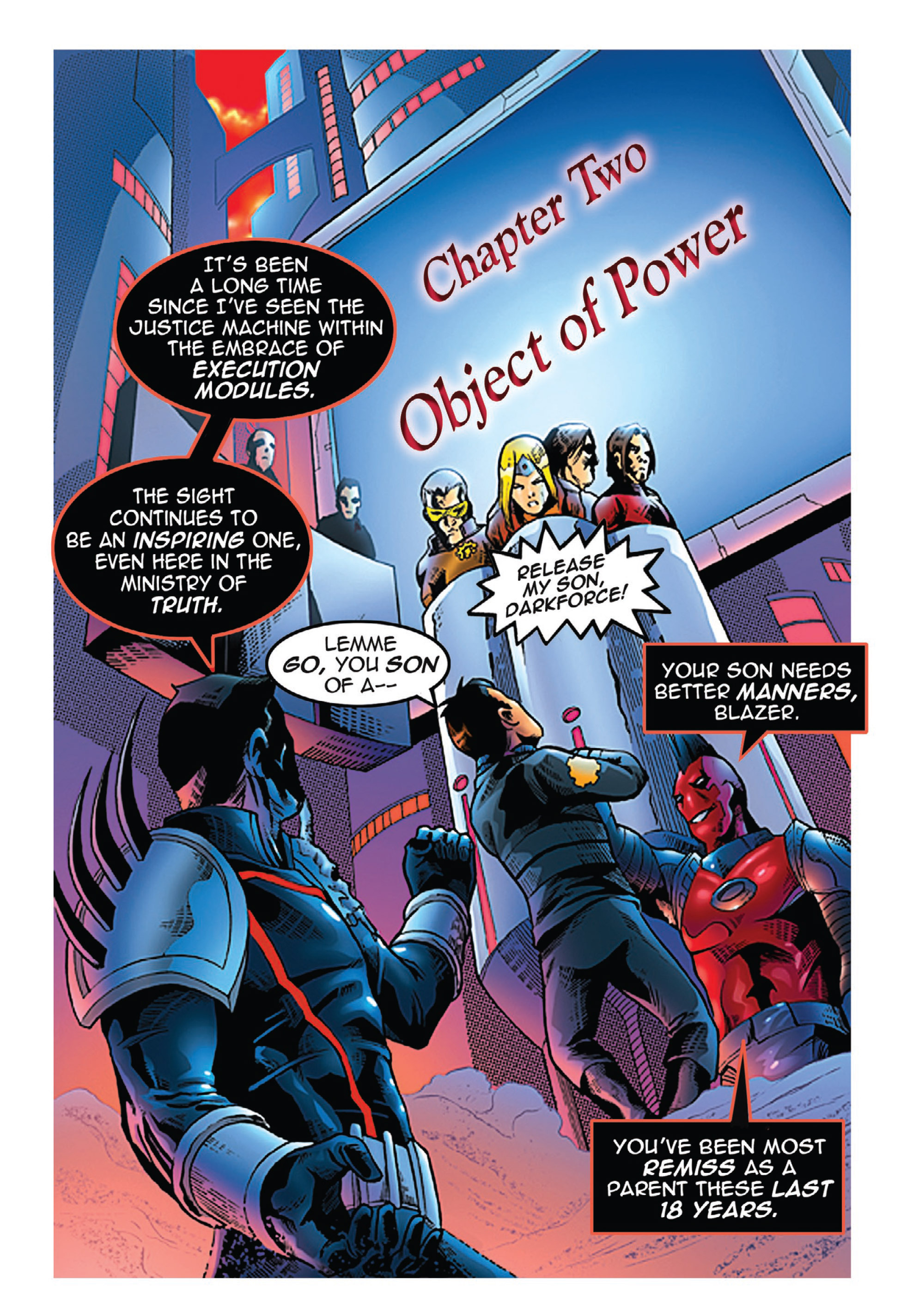 Read online The Justice Machine: Object of Power comic -  Issue # TPB - 53