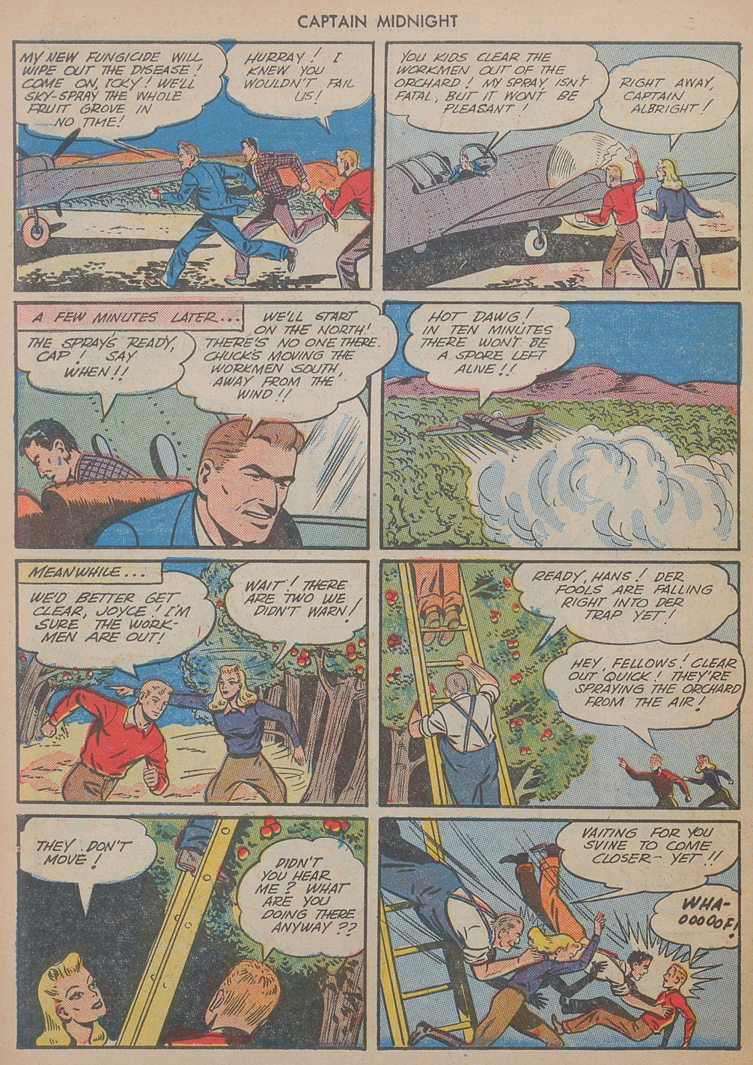 Read online Captain Midnight (1942) comic -  Issue #30 - 30