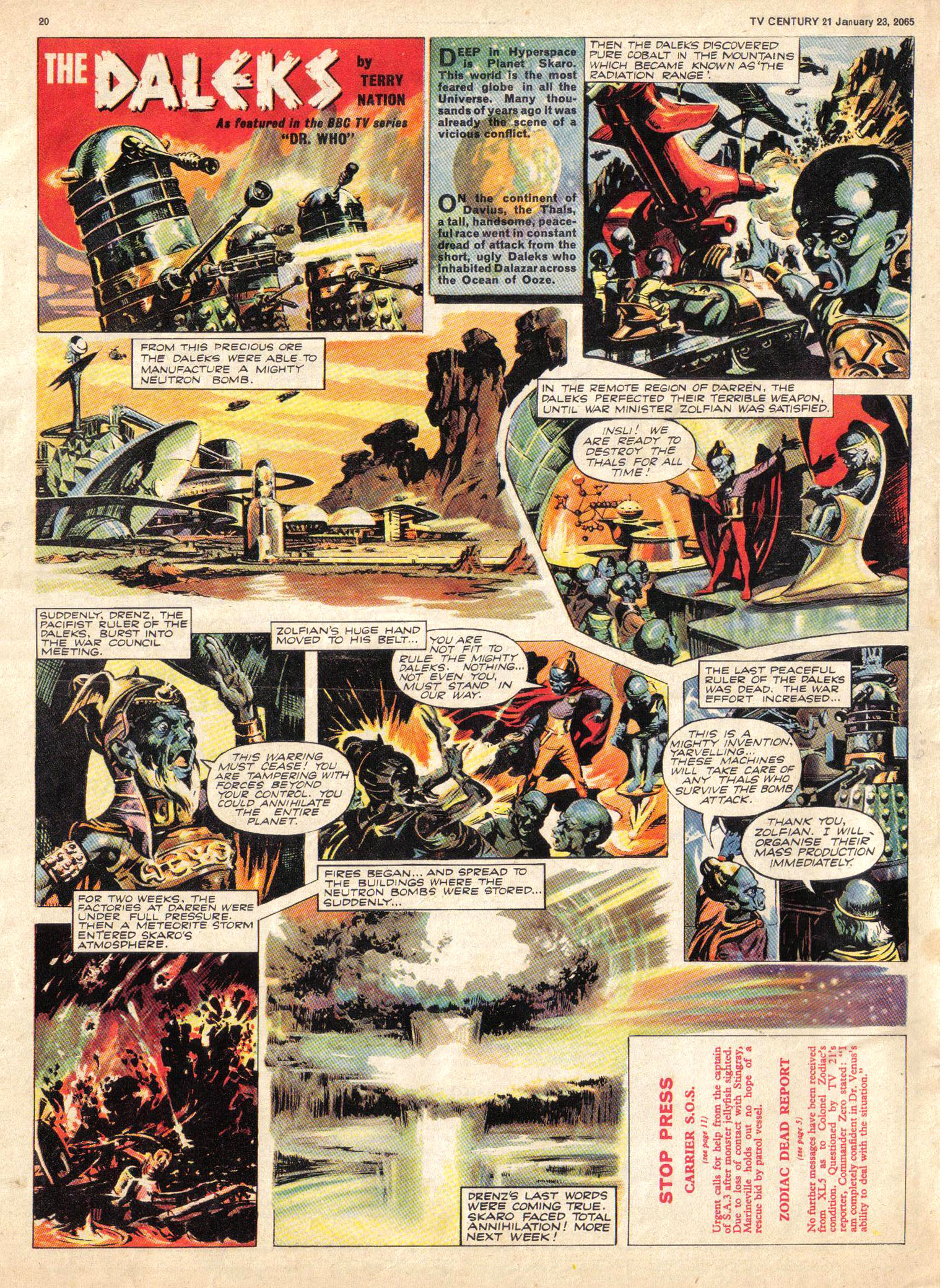Read online TV Century 21 (TV 21) comic -  Issue #1 - 19