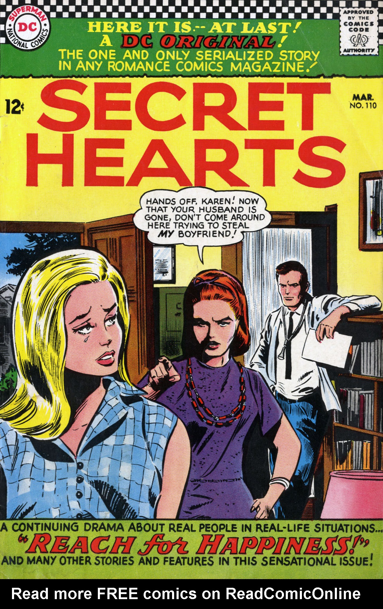 Read online Secret Hearts comic -  Issue #110 - 1