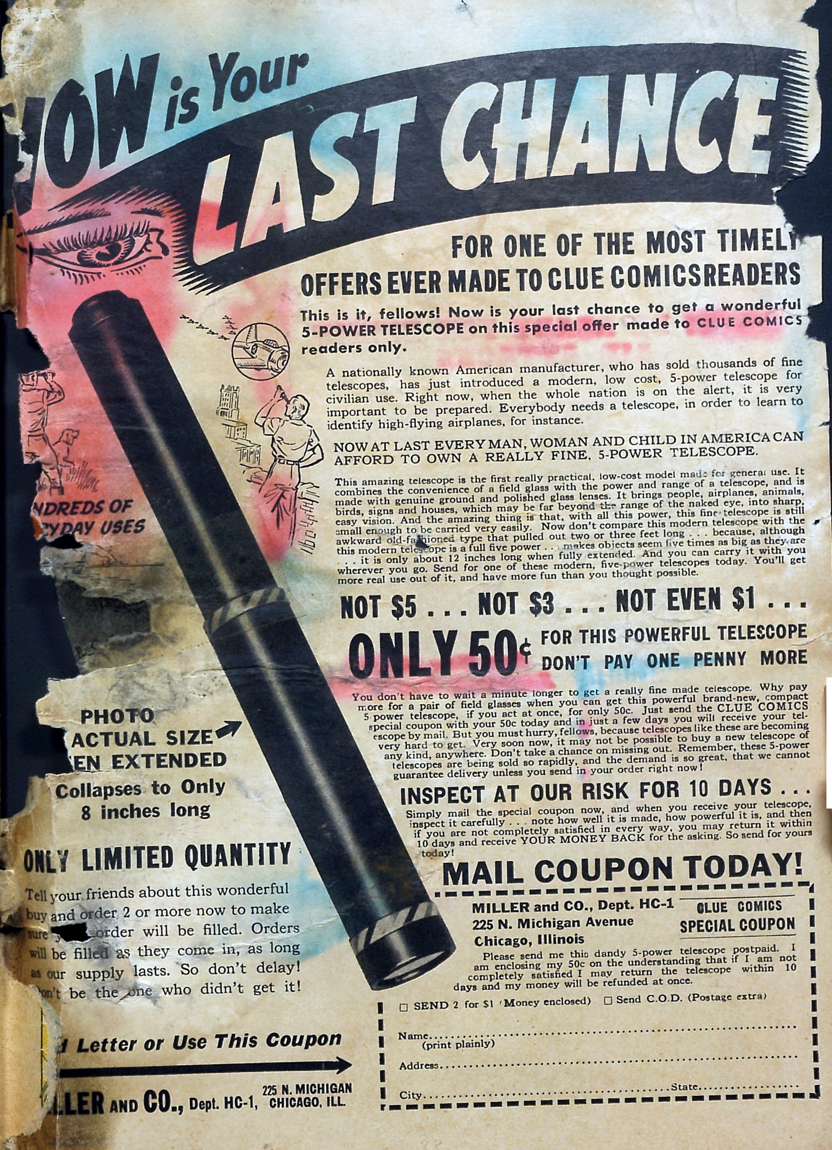 Read online Clue Comics comic -  Issue #4 - 67