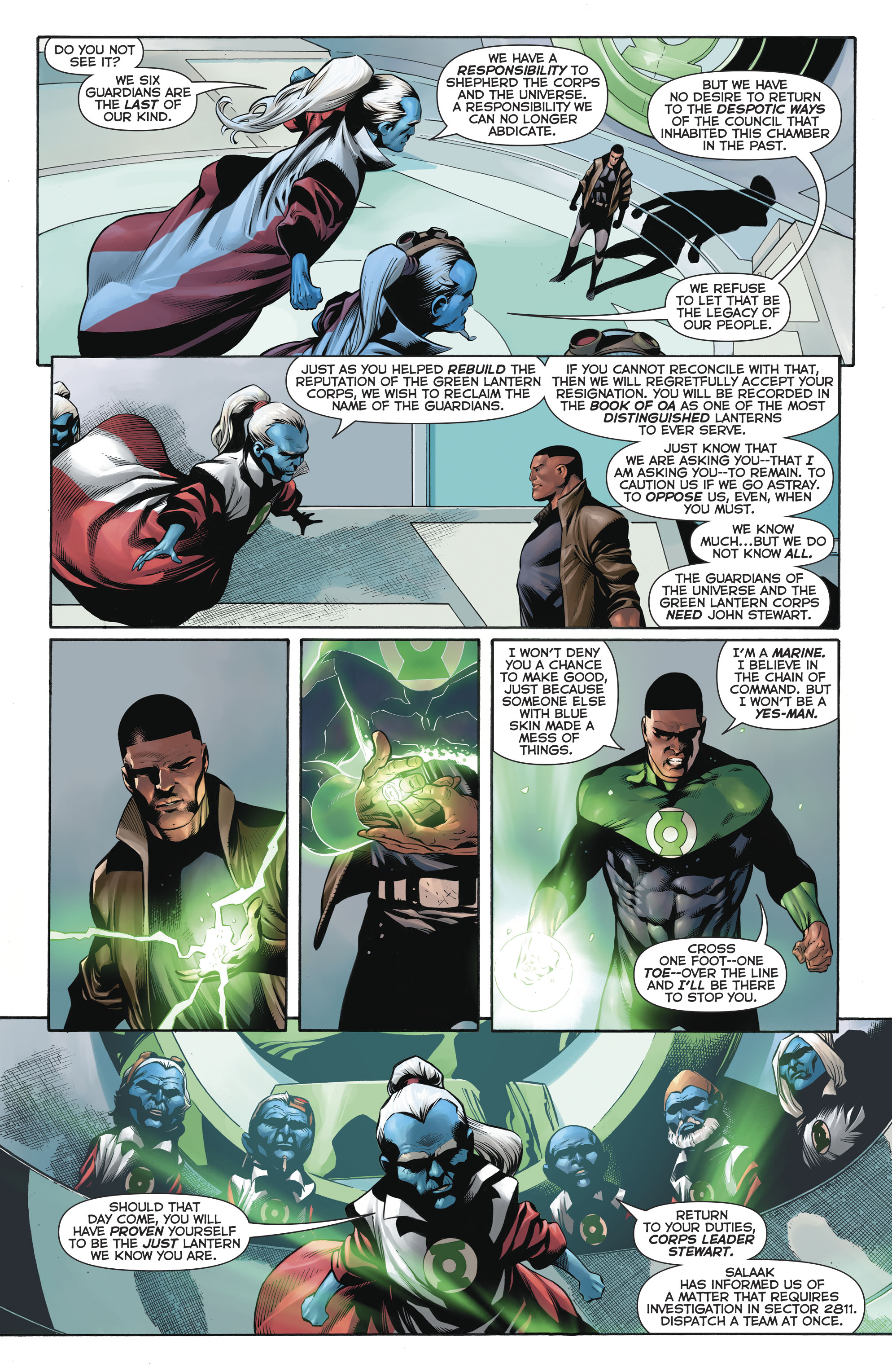 Read online Hal Jordan And The Green Lantern Corps comic -  Issue #37 - 8