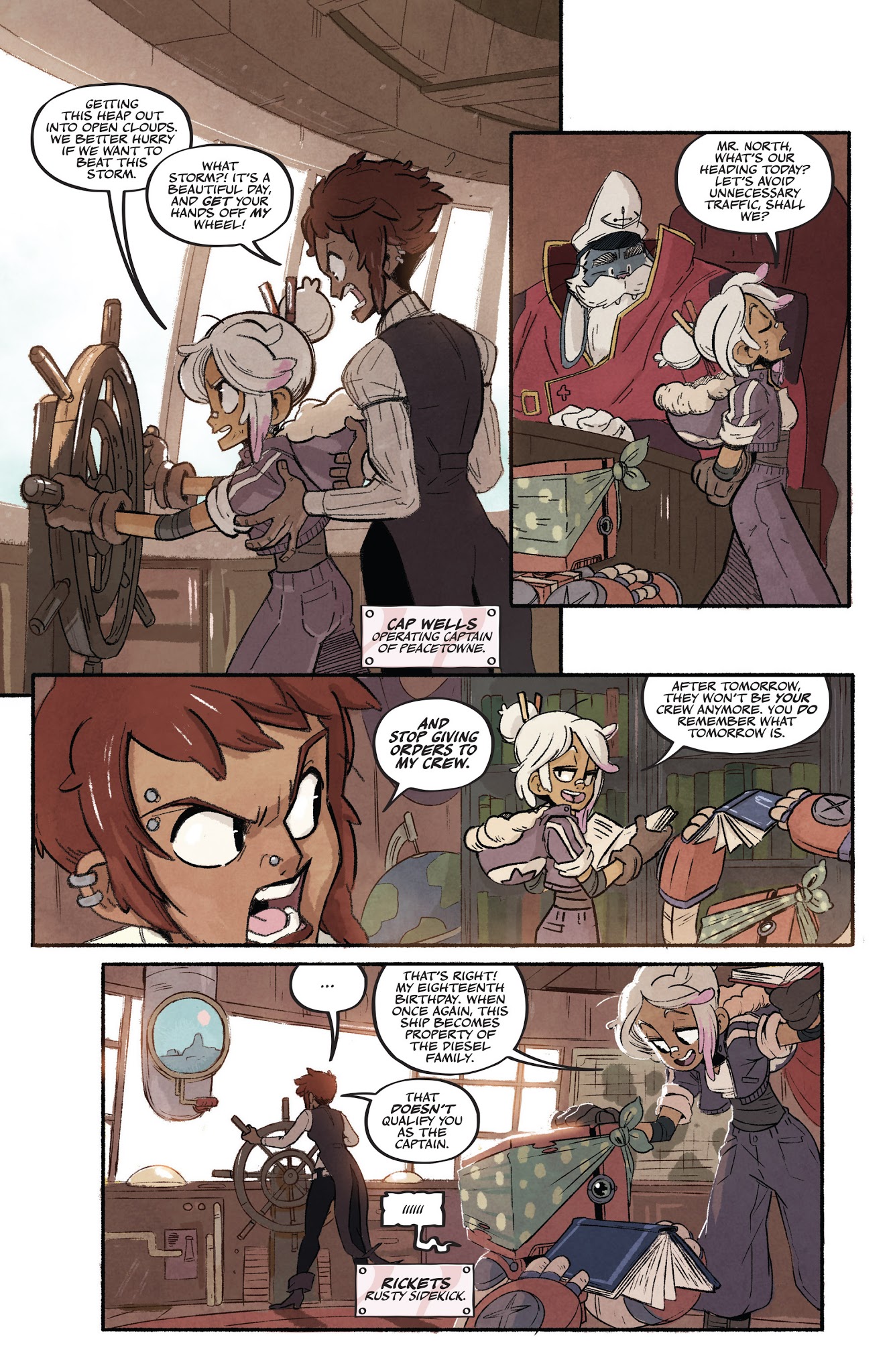 Read online Tyson Hesse's Diesel comic -  Issue #1 - 4