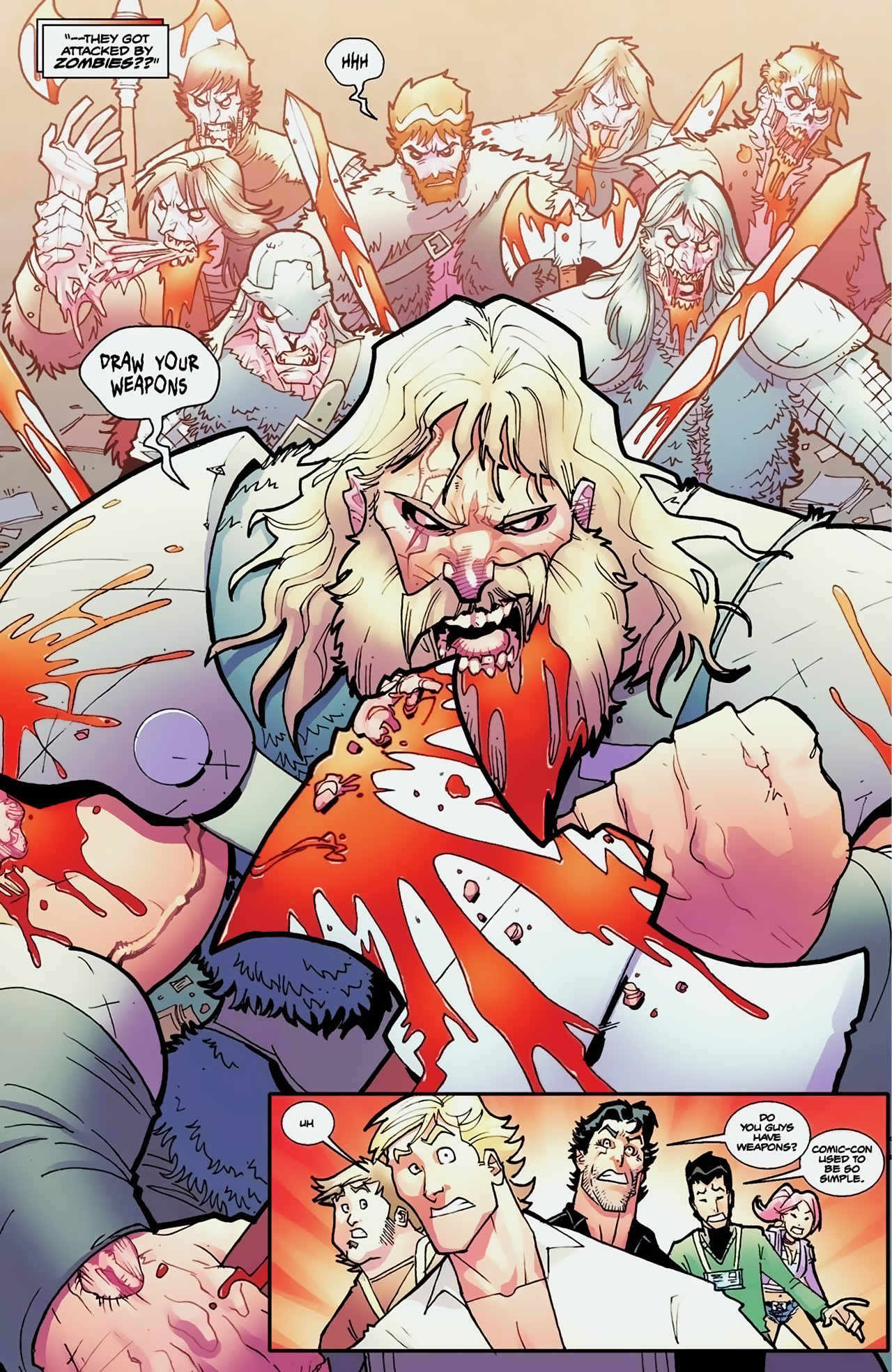 Read online Fanboys vs. Zombies comic -  Issue #2 - 22