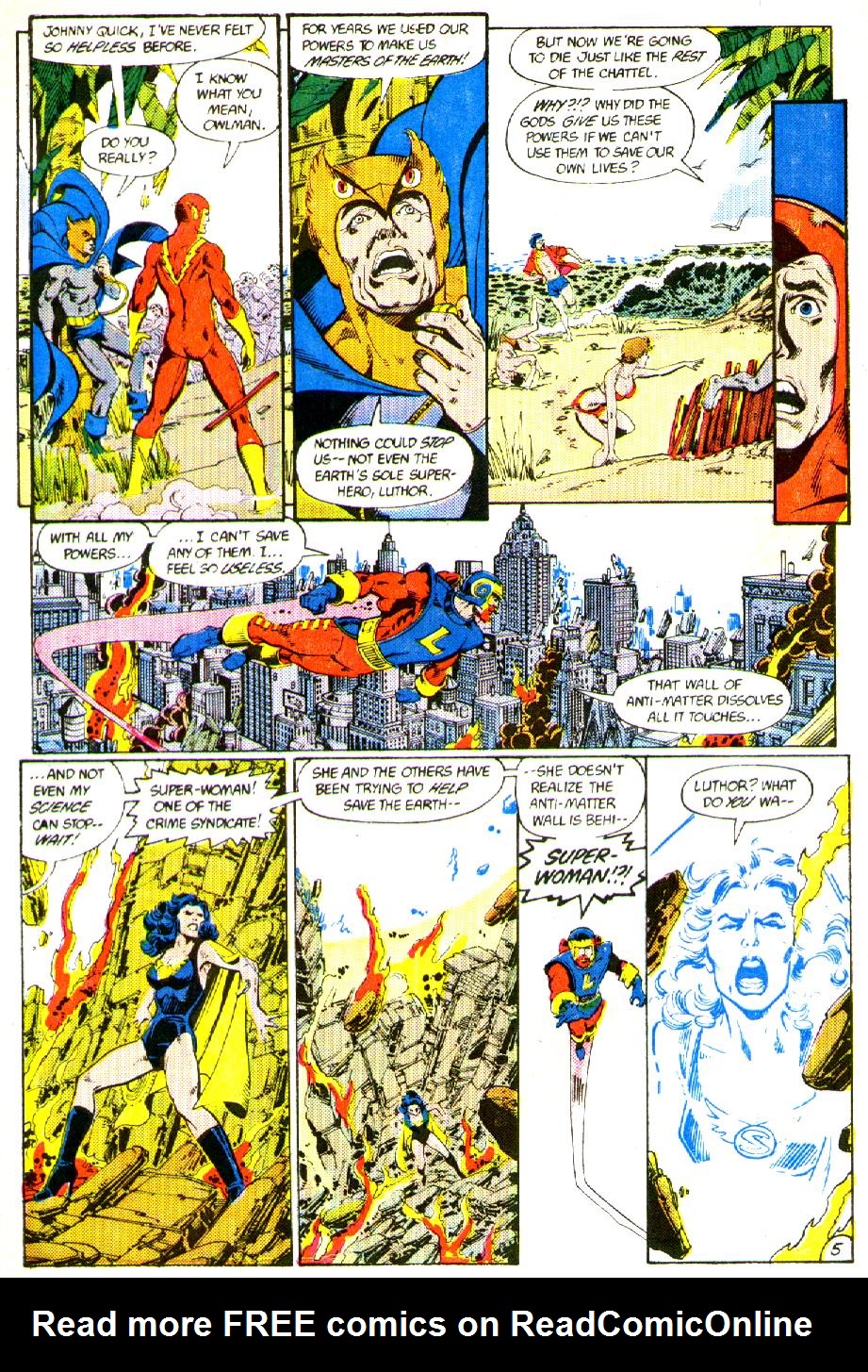 Read online Crisis on Infinite Earths (1985) comic -  Issue #1 - 8