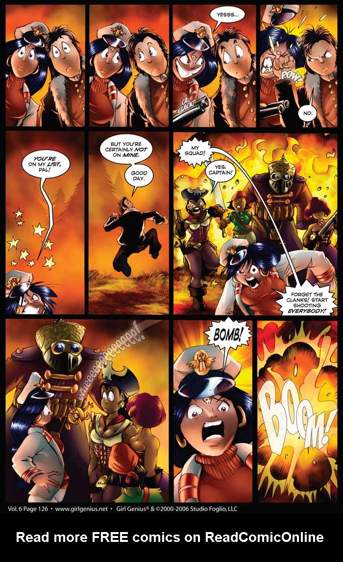 Read online Girl Genius (2002) comic -  Issue #6 - 127