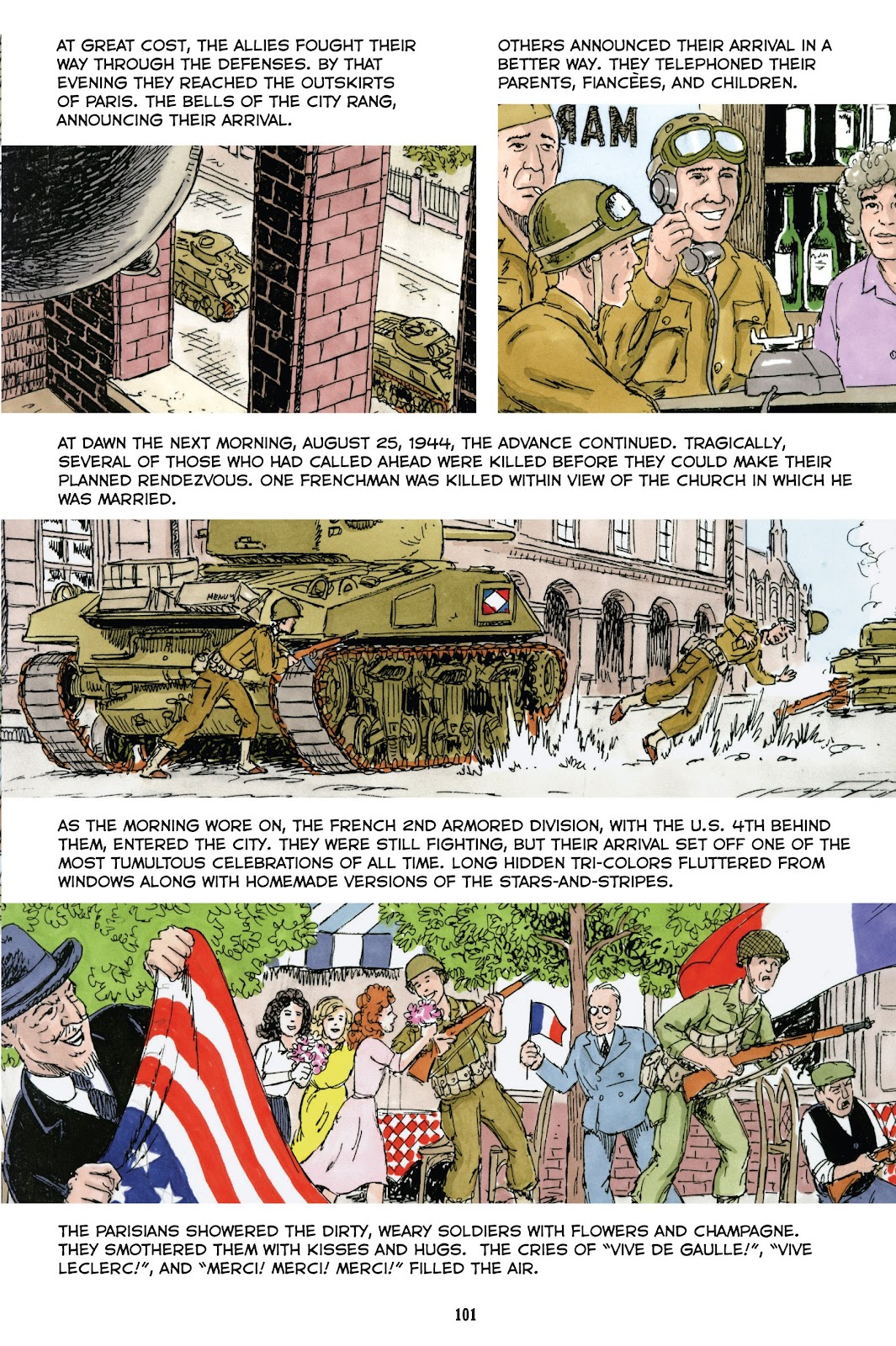 Normandy: A Graphic History of D-Day, the Allied Invasion of Hitler's Fortress Europe issue TPB - Page 102