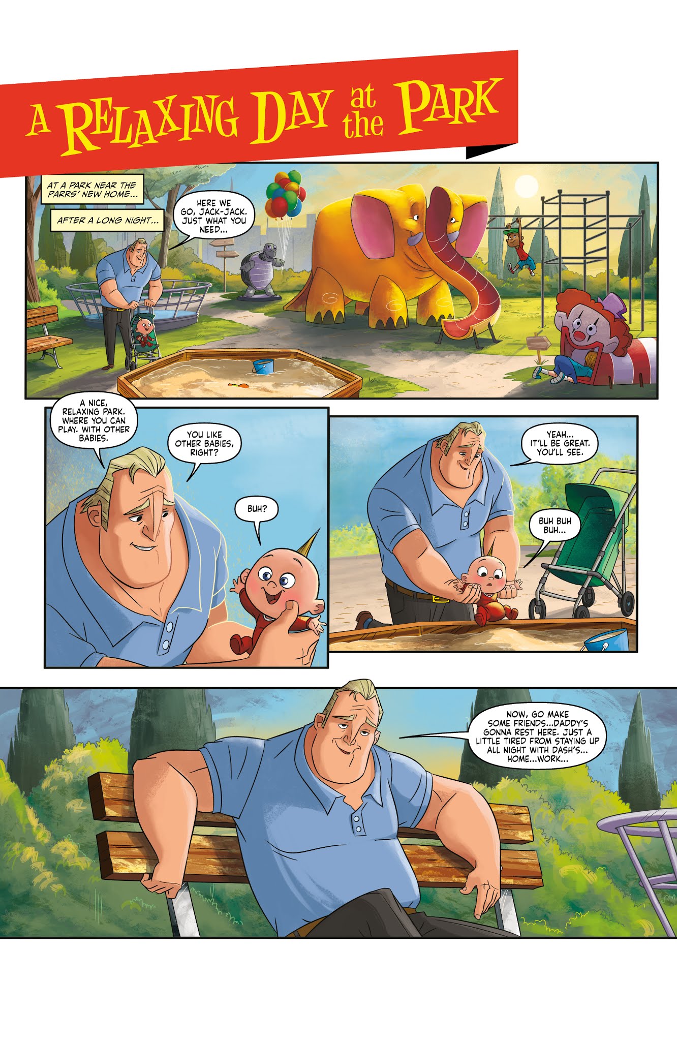 Read online Disney / Pixar The Incredibles 2: Crisis In Mid-Life! & Other Stories comic -  Issue #1 - 19