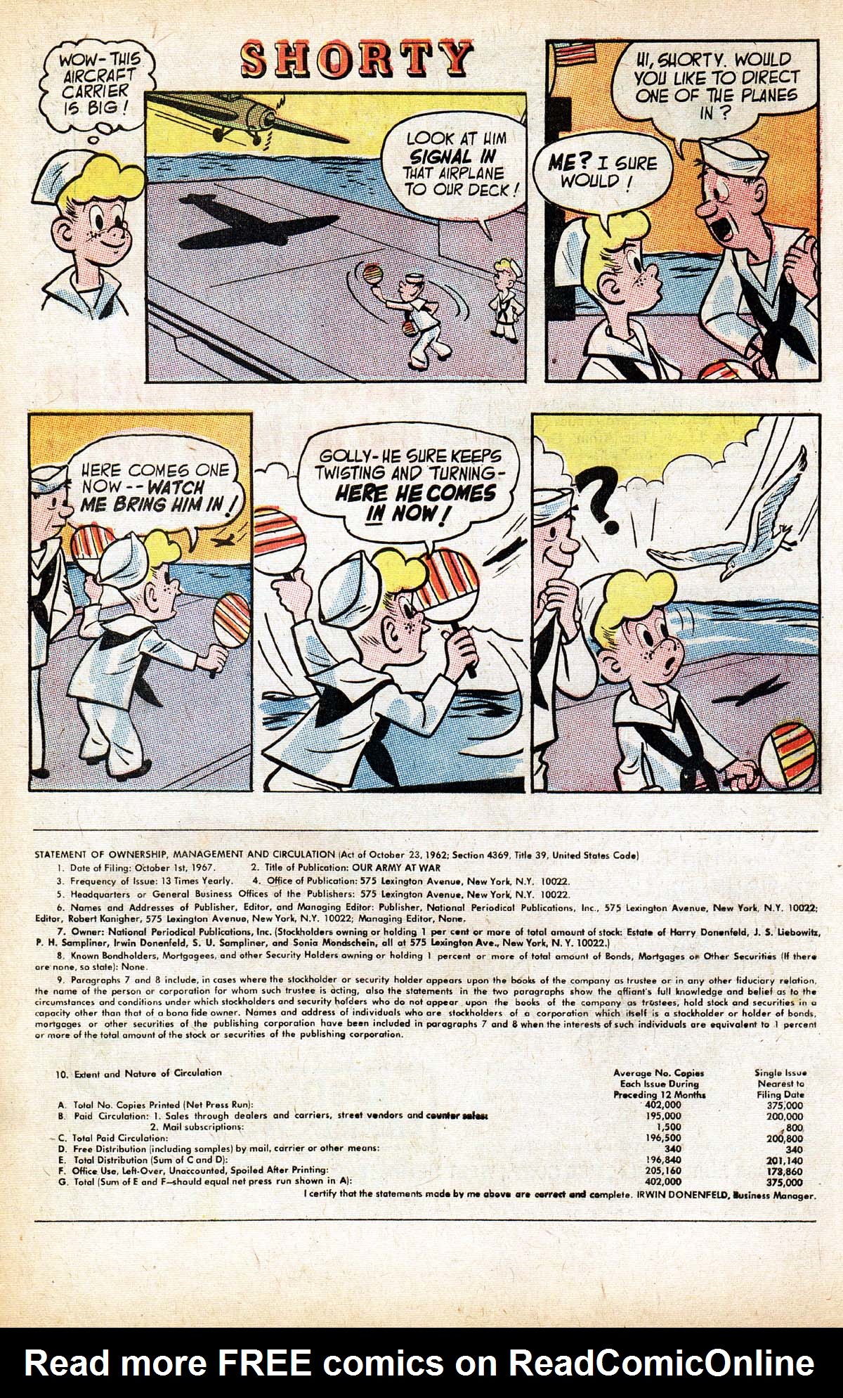 Read online Our Army at War (1952) comic -  Issue #191 - 10