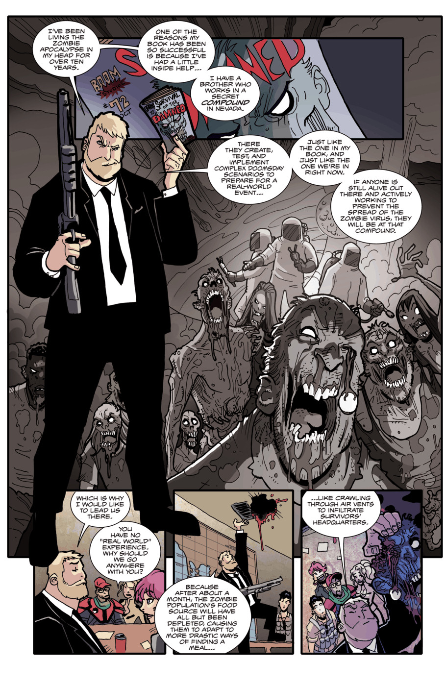 Read online Fanboys vs. Zombies comic -  Issue #9 - 7