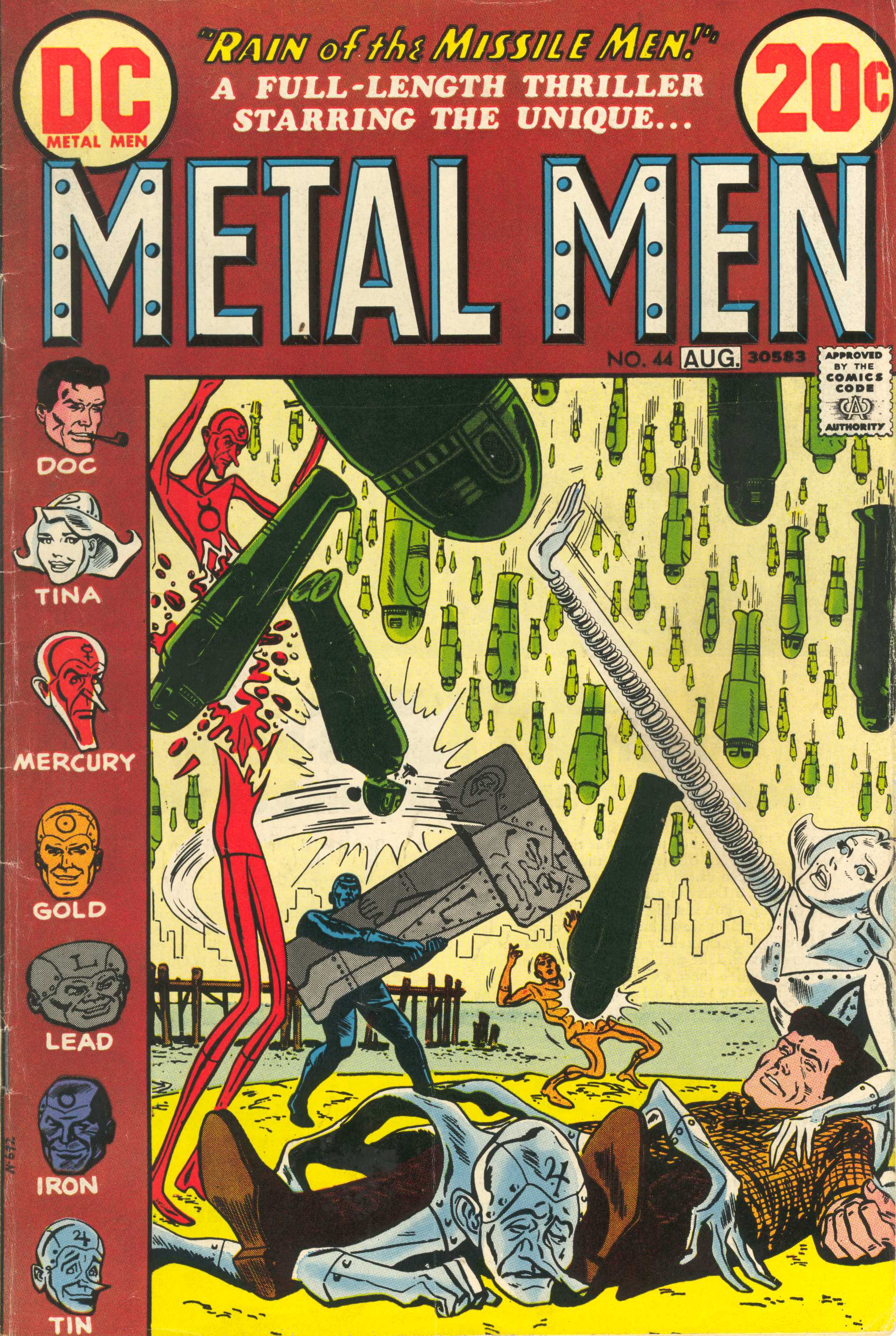 Read online Metal Men (1963) comic -  Issue #44 - 1