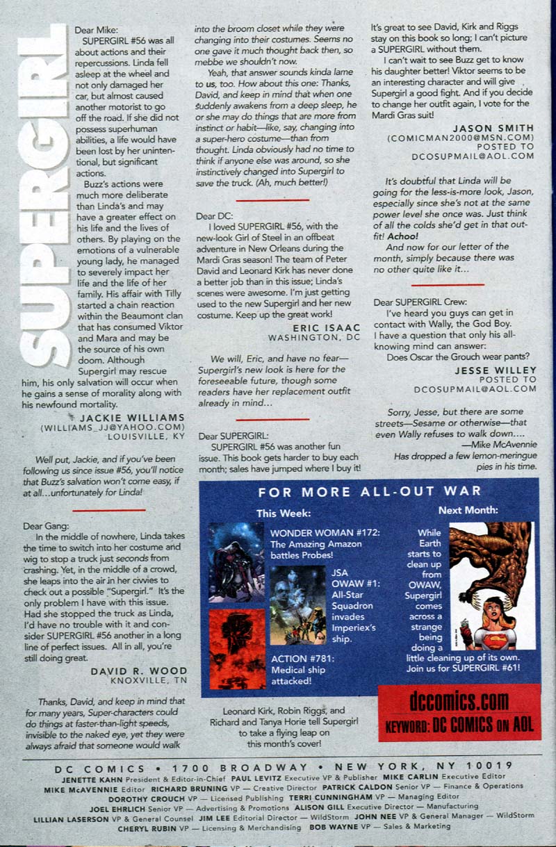 Read online Supergirl (1996) comic -  Issue #60 - 25