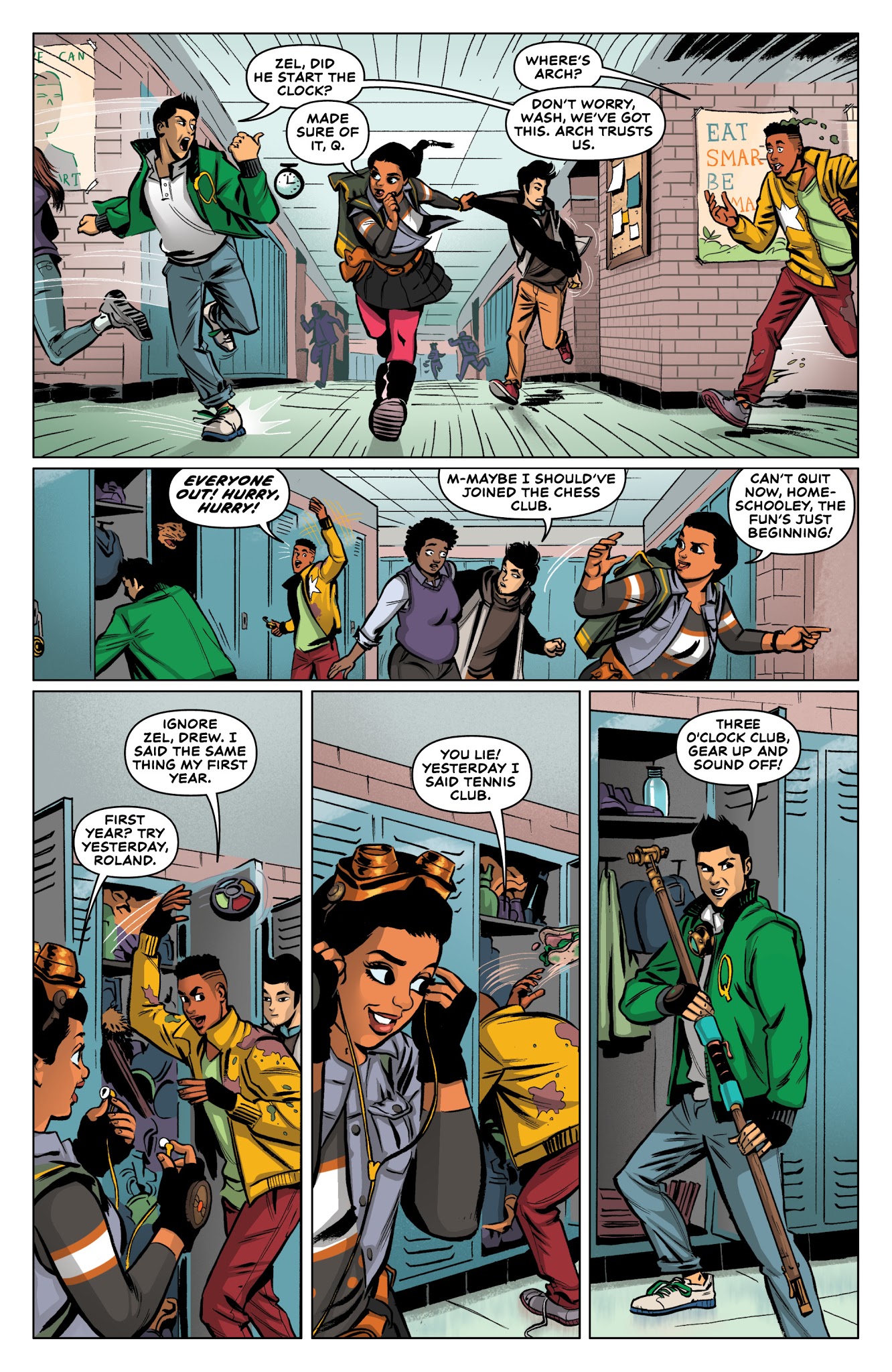 Read online Three O'Clock Club comic -  Issue #1 - 7