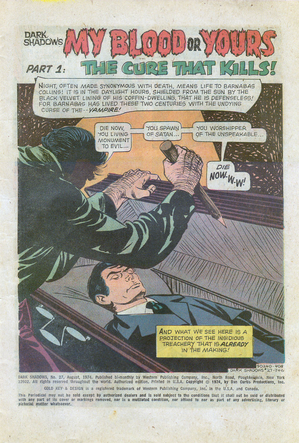 Read online Dark Shadows (1969) comic -  Issue #27 - 3