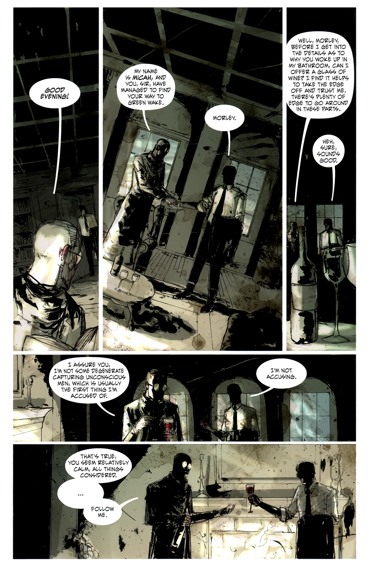 Read online Green Wake comic -  Issue #6 - 10