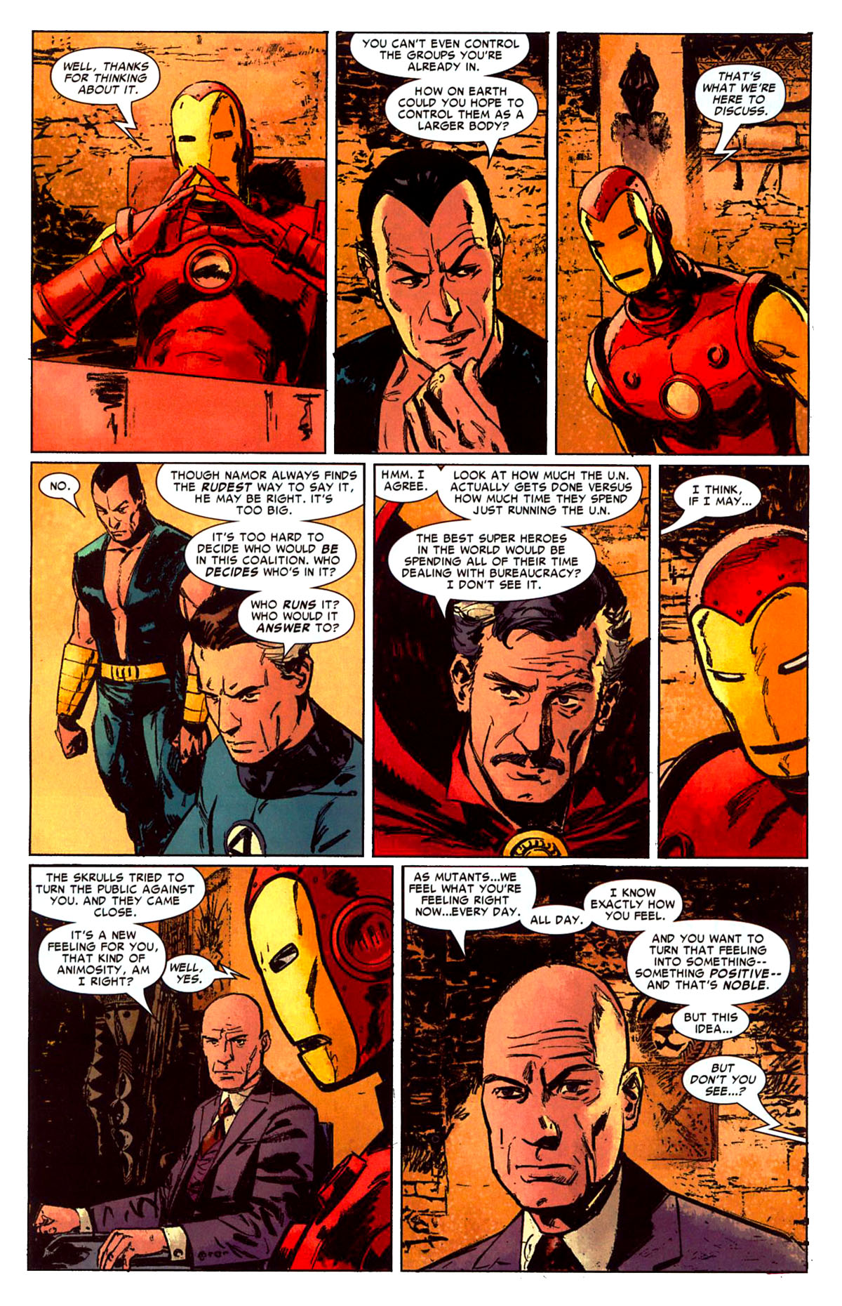 Read online New Avengers: Illuminati (2006) comic -  Issue # Full - 6